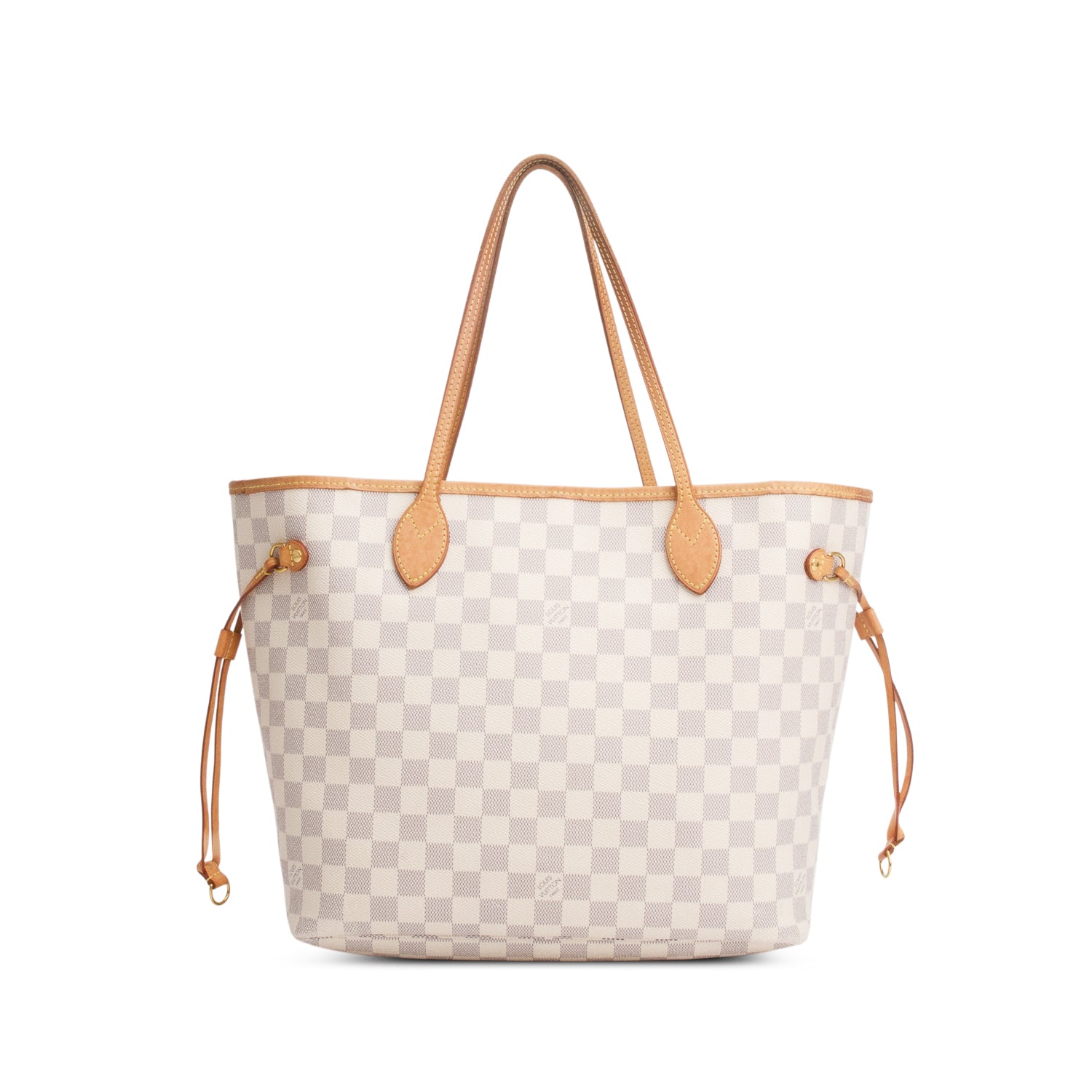 Louis Vuitton Damier Azur Neverfull MM w/ Pouch