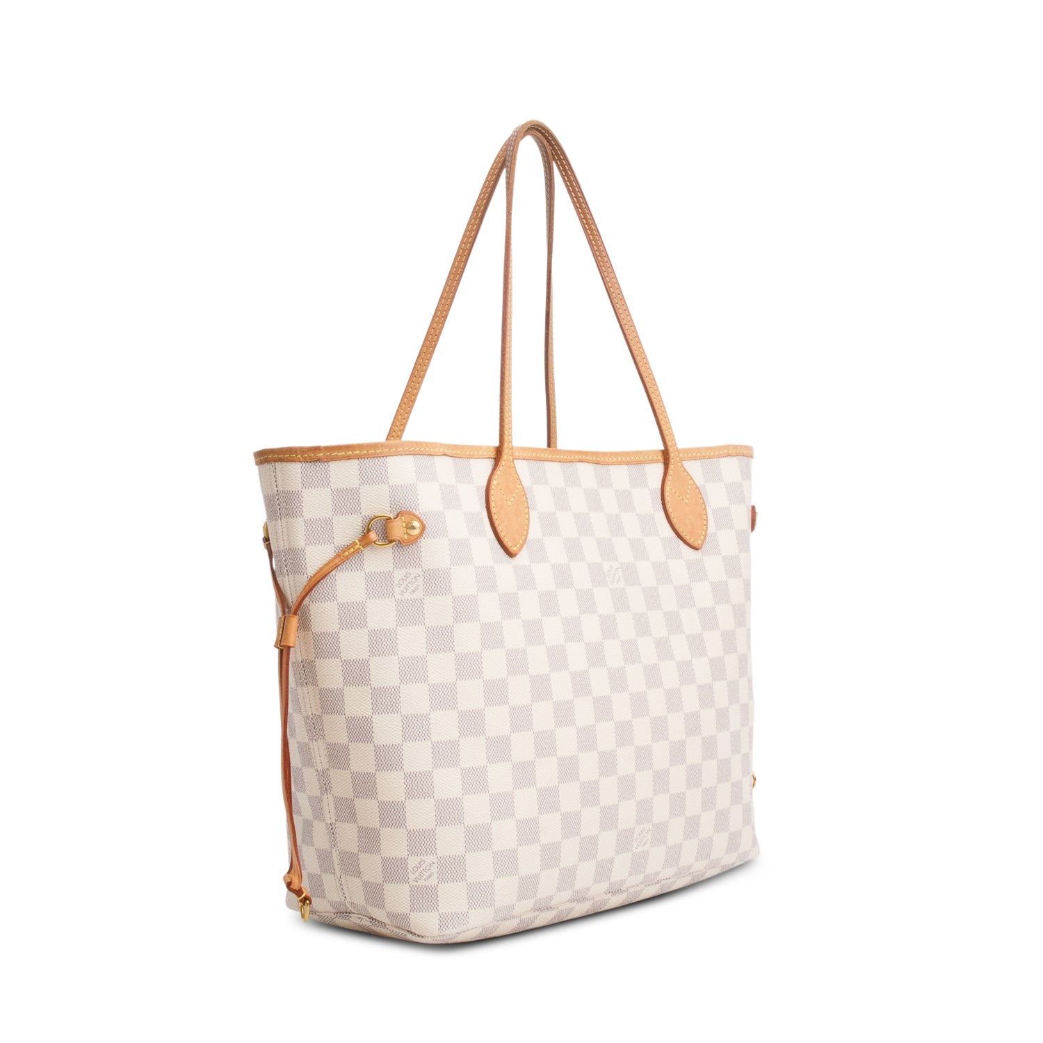 Louis Vuitton Damier Azur Neverfull MM w/ Pouch