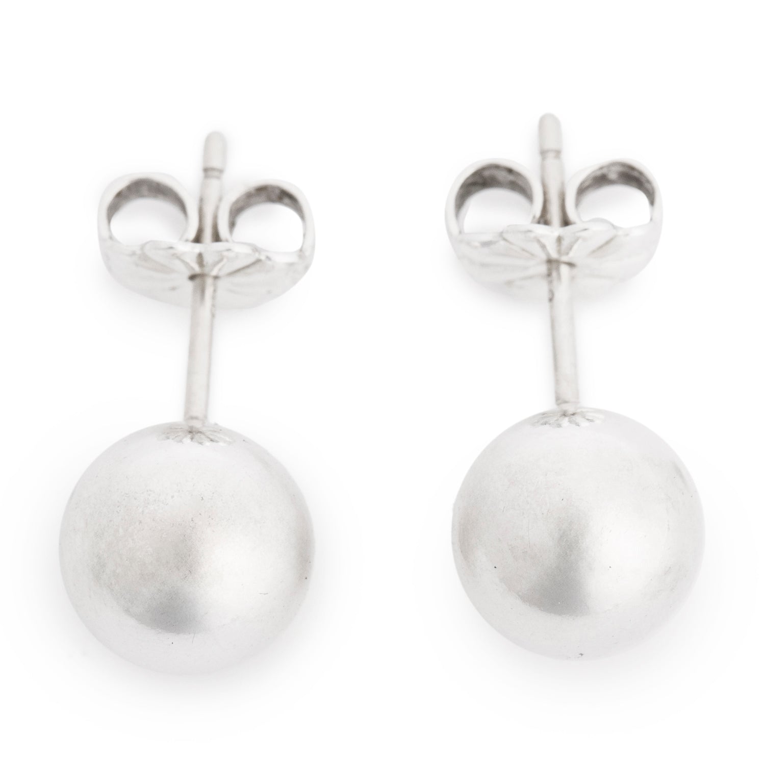 Tiffany & Co. Sterling Silver HardWear 8 MM Ball Earrings