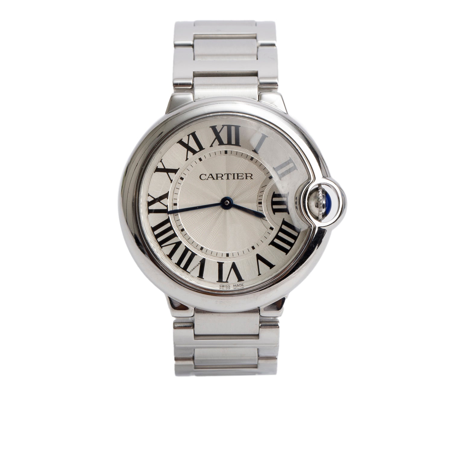 Cartier Stainless Steel Ballon Bleu de Cartier 36 MM Automatic Watch 3005 w/ Box & Papers