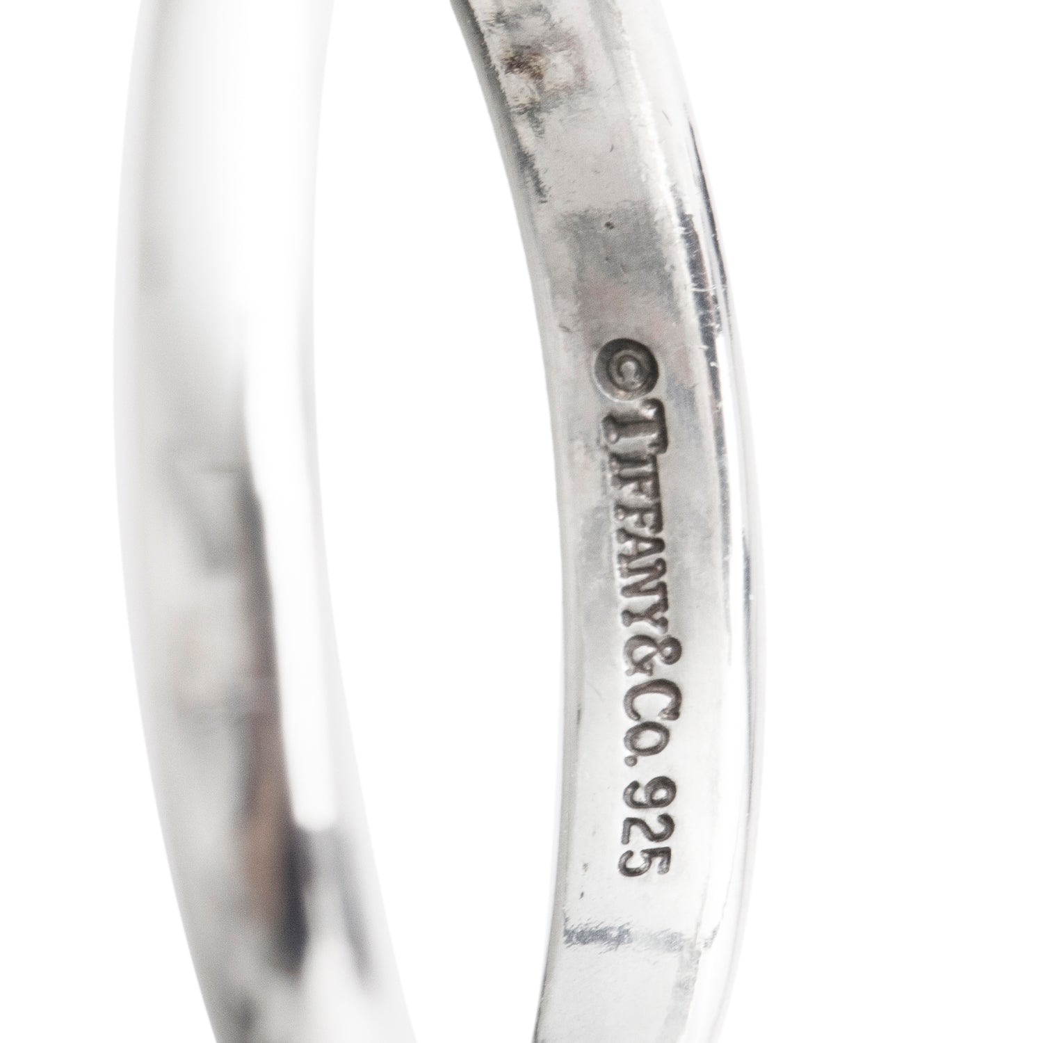 Tiffany & Co. Sterling Silver Small Cushion Square Hoop Earrings