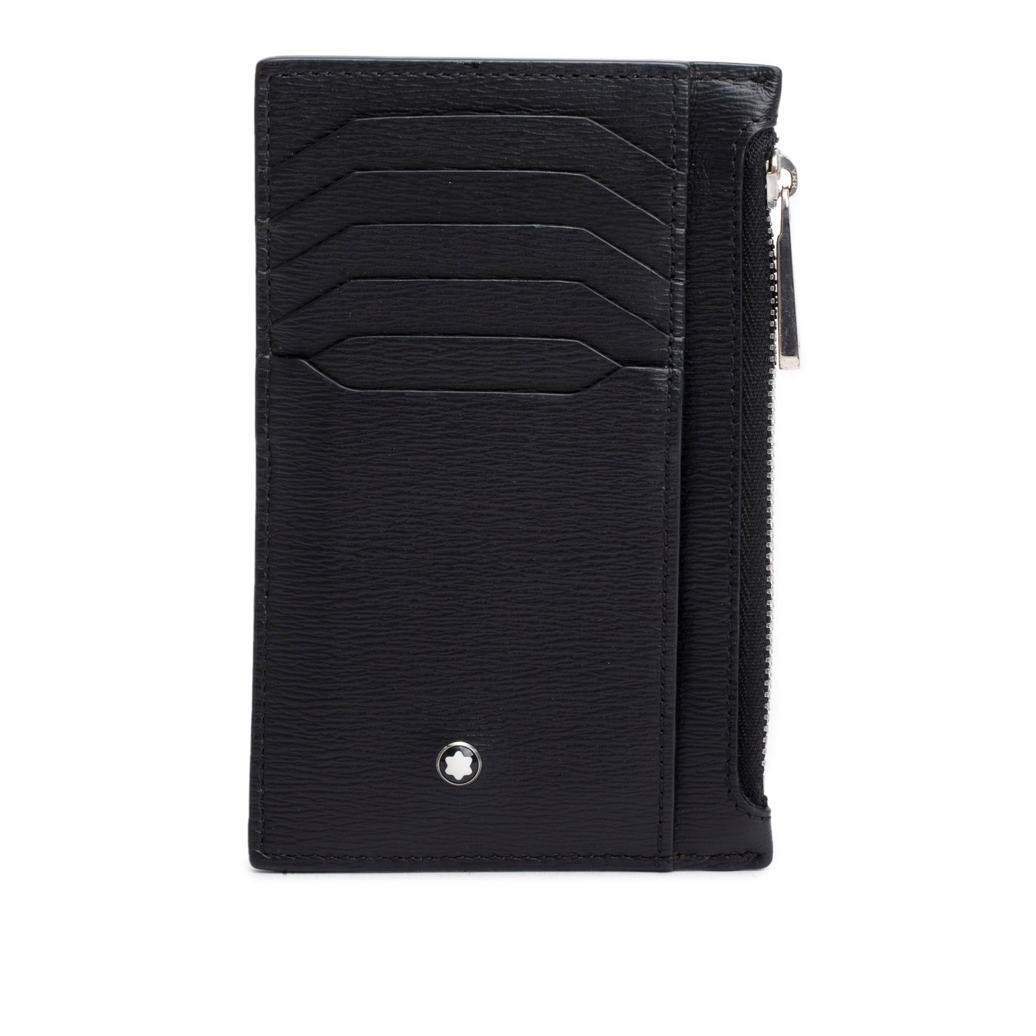 Montblanc Black Leather Extreme 3.0 8CC with Zipped Pocket Card Holder