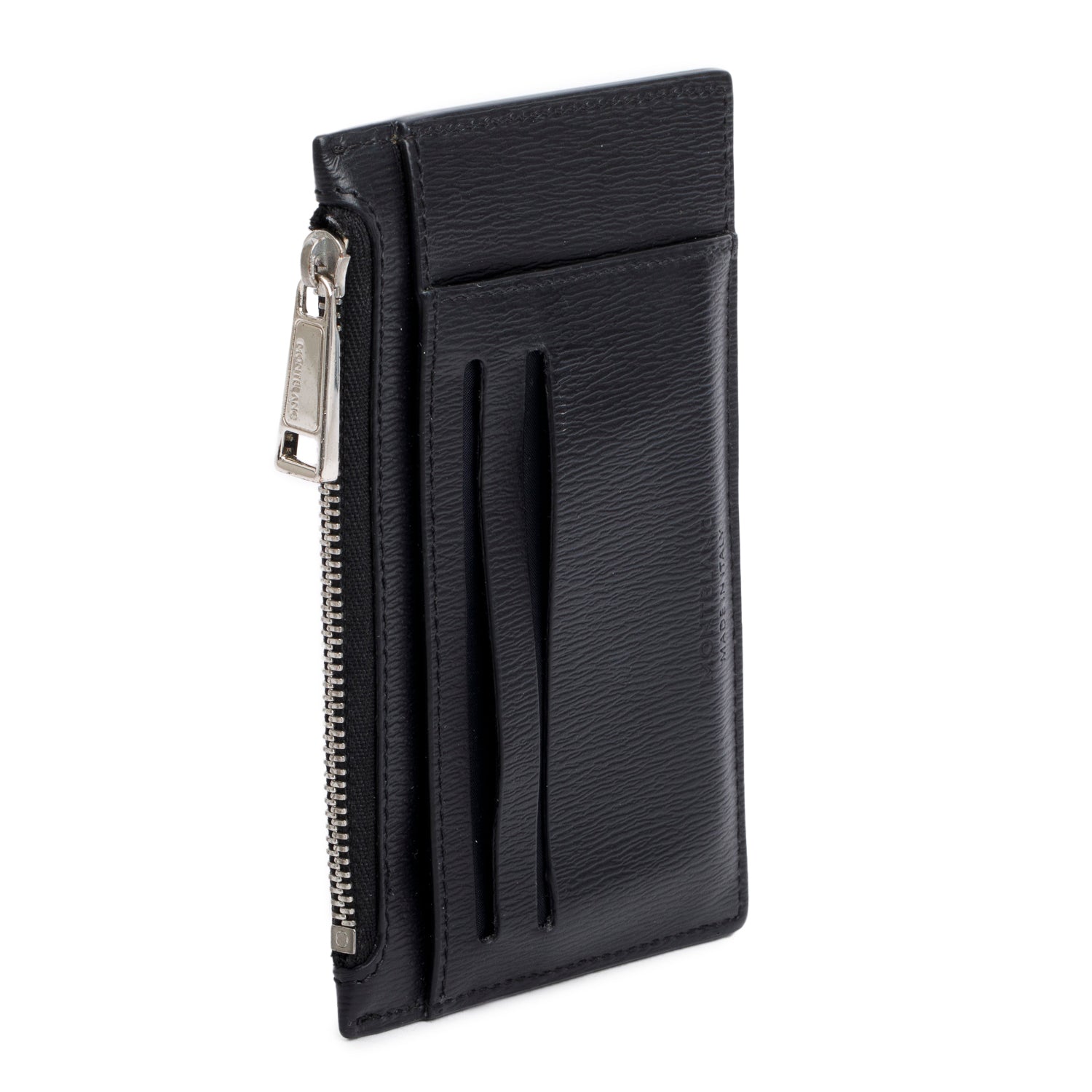 Montblanc Black Leather Extreme 3.0 8CC with Zipped Pocket Card Holder