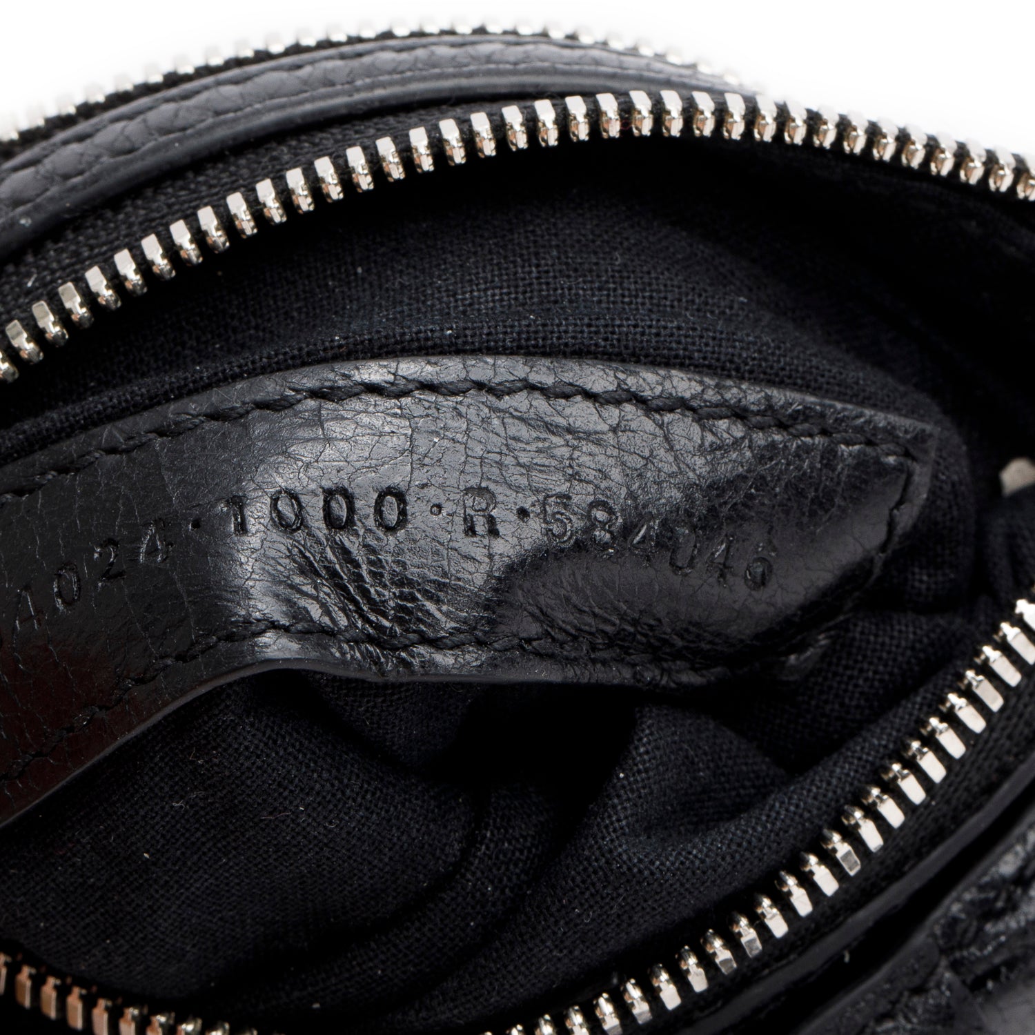 Balenciaga Black Arena Leather Le Cagole Coin Purse