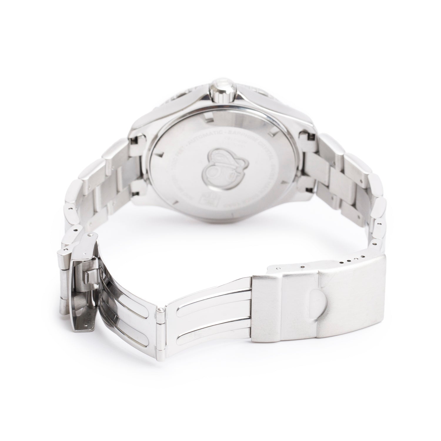 Tag Heuer Stainless Steel Aquaracer Calibre 5 41 MM Automatic Watch Blue Dial WAN2111