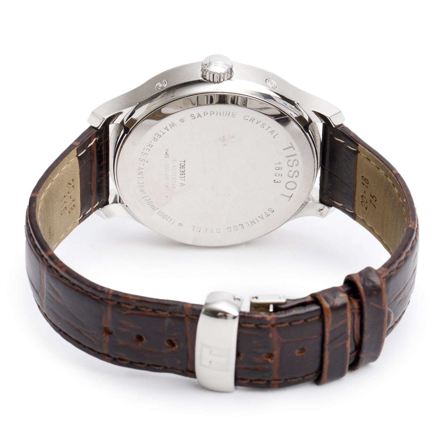 Tissot Stainless Steel Tradition Perpetual Calendar 42 MM Quartz Watch Silver Dial