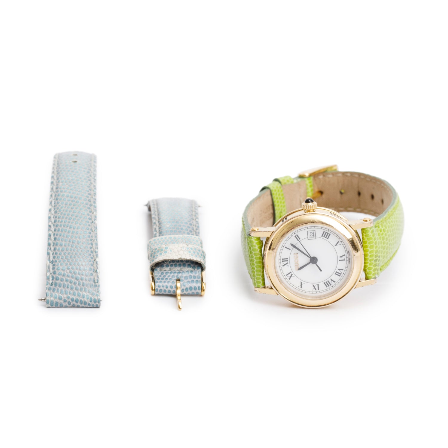 Gucci Gold Plated Stainless Steel 7200 Series 26MM Watch