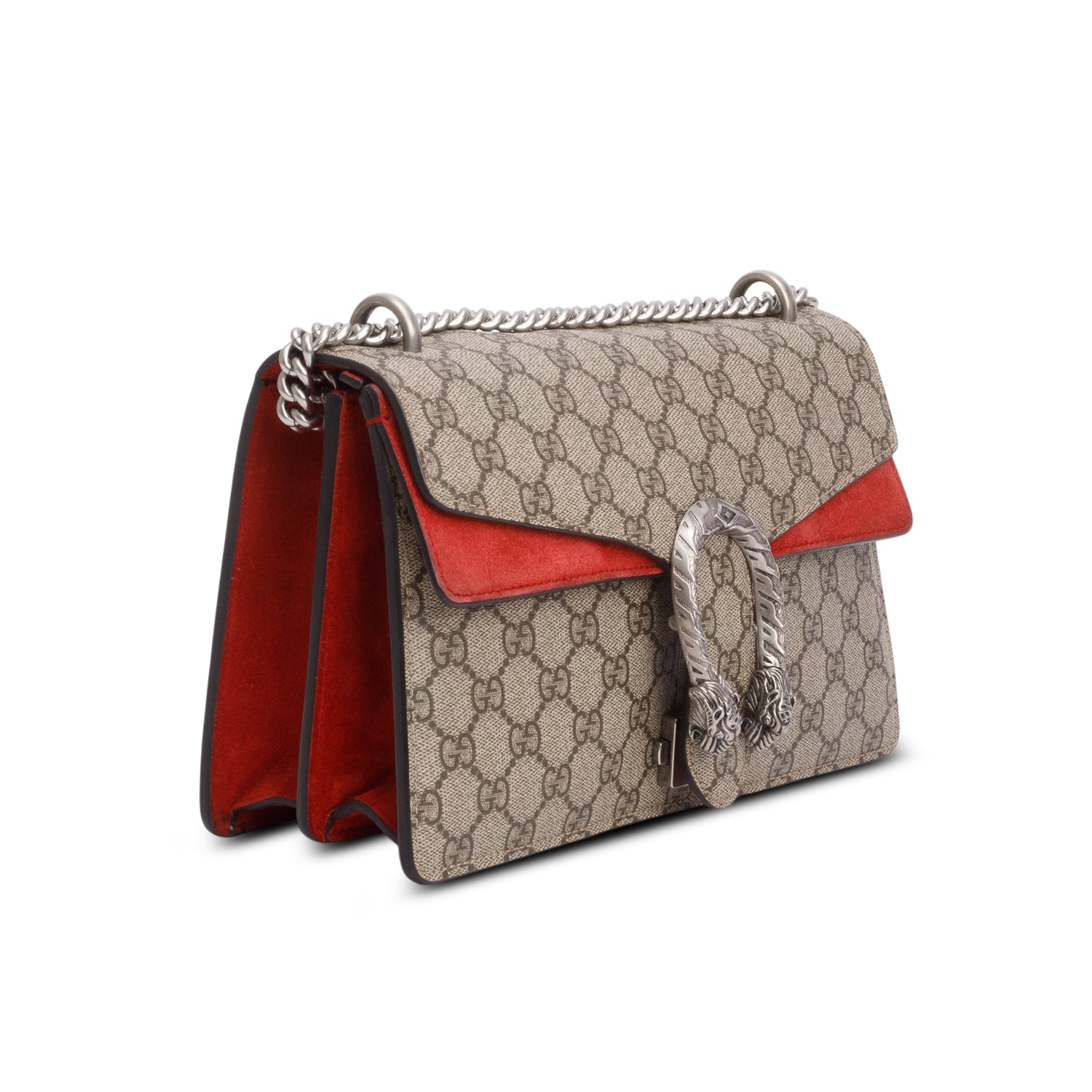 Gucci GG Supreme Monogram Medium Dionysus Shoulder Bag