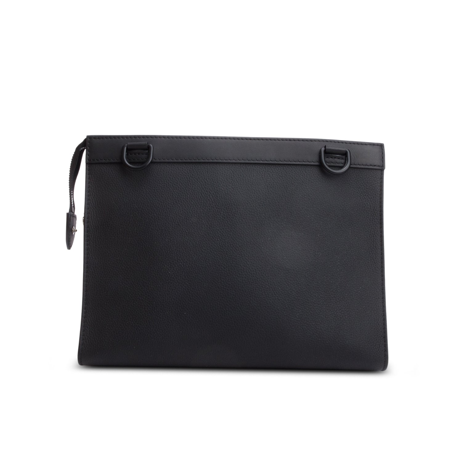 Louis Vuitton Black LV Aerogram Calfskin Leather Messenger Voyage w/ Box