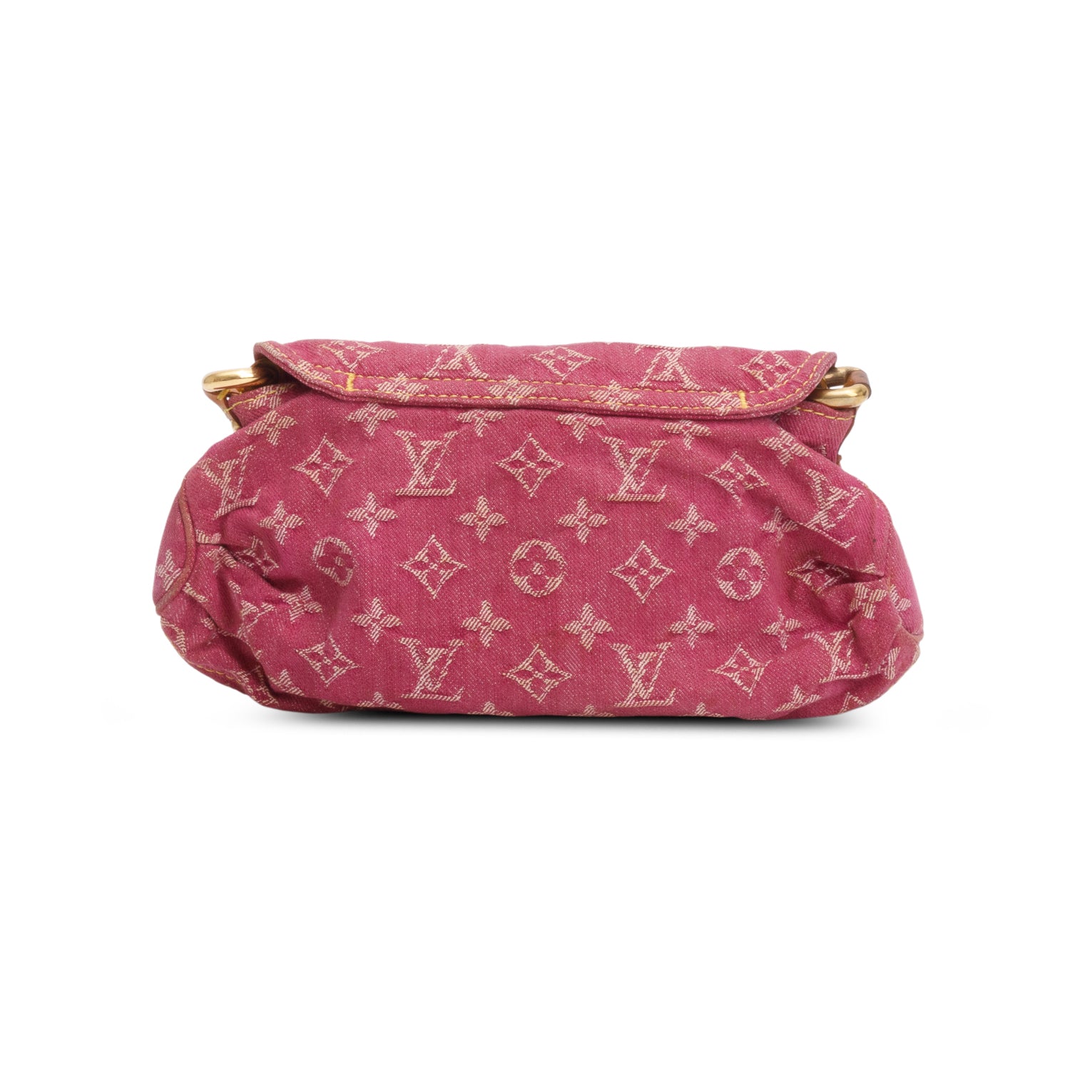 Louis Vuitton Pink Monogram Denim Mini Pleaty