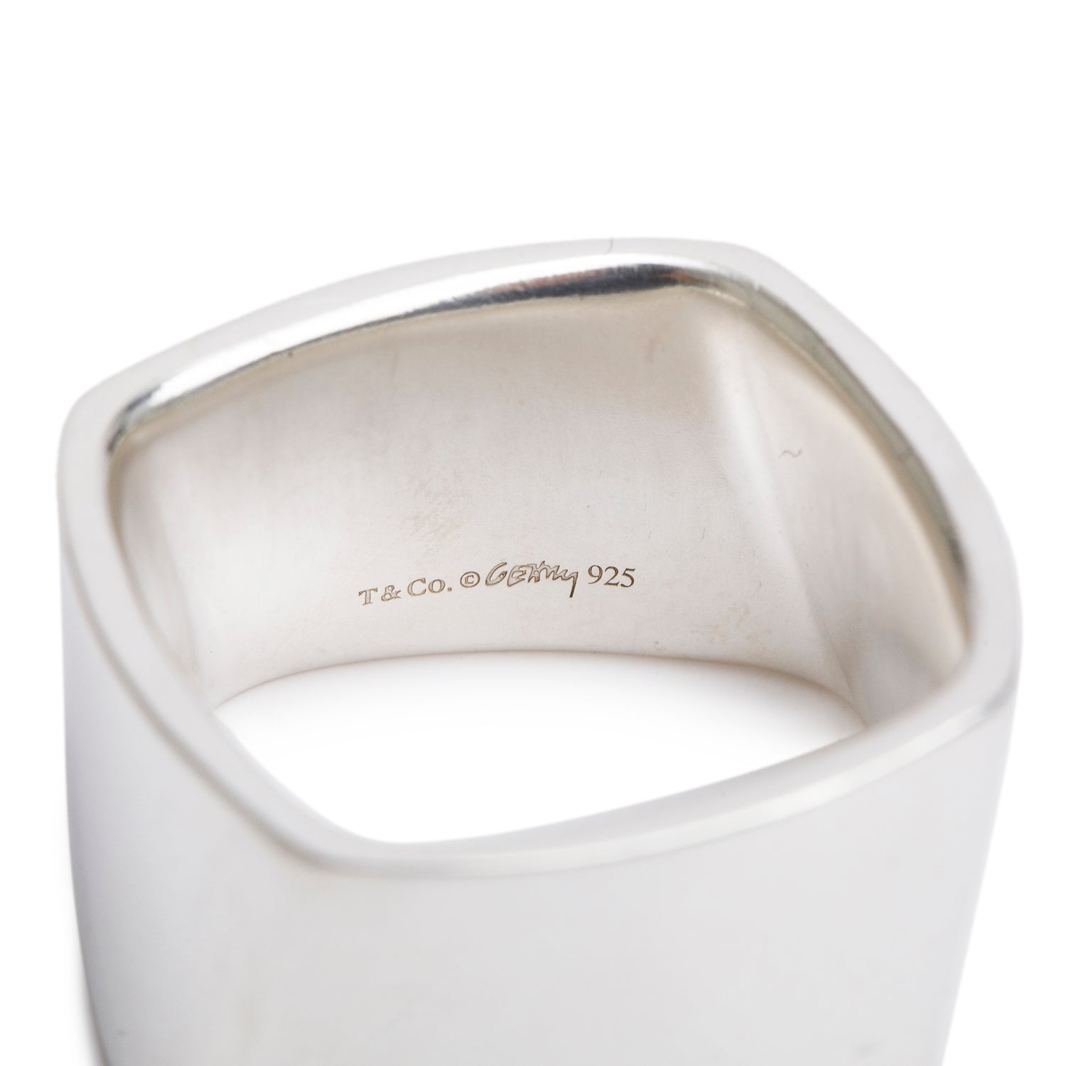 Tiffany & Co. Frank Gehry Sterling Silver Wide Torque Ring, Size 7