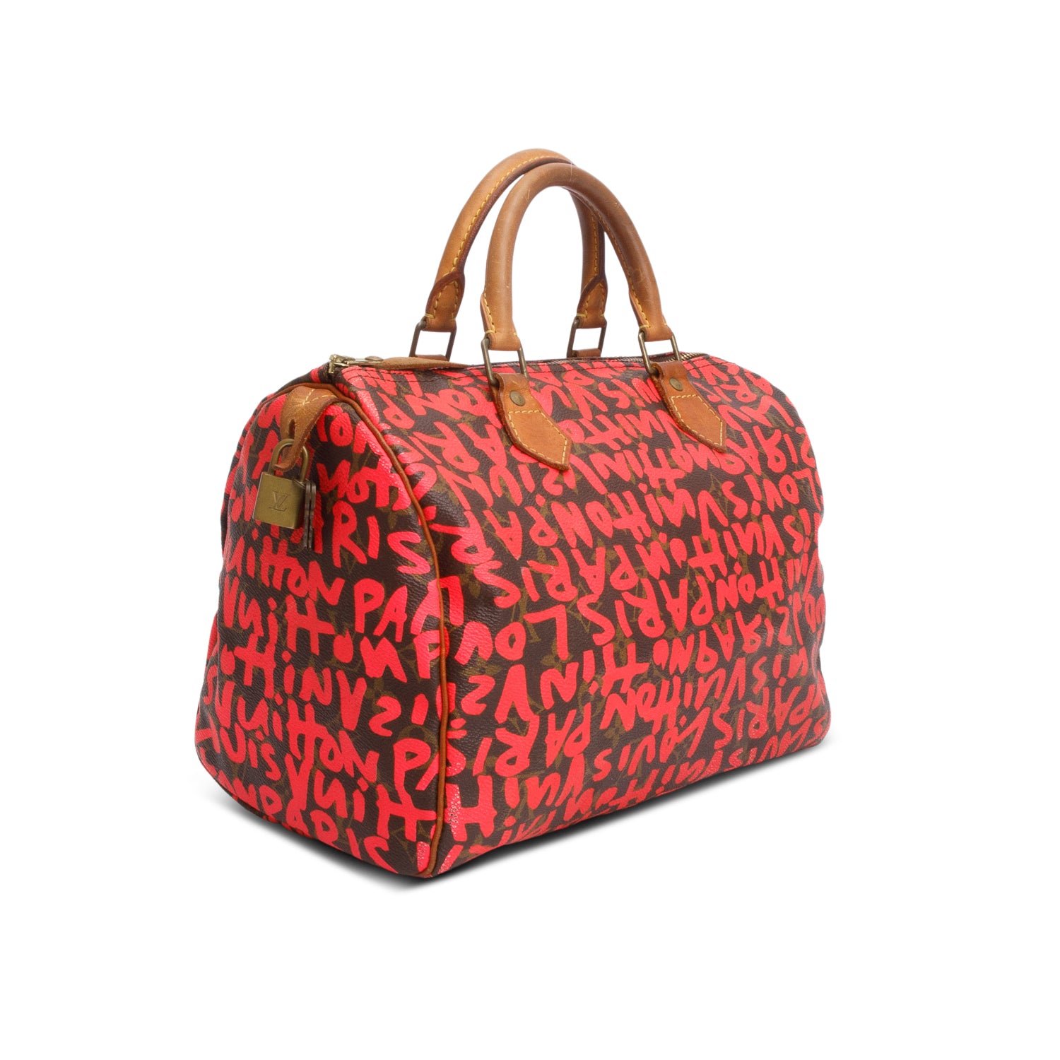 Louis Vuitton Pink Monogram Graffiti Speedy 30
