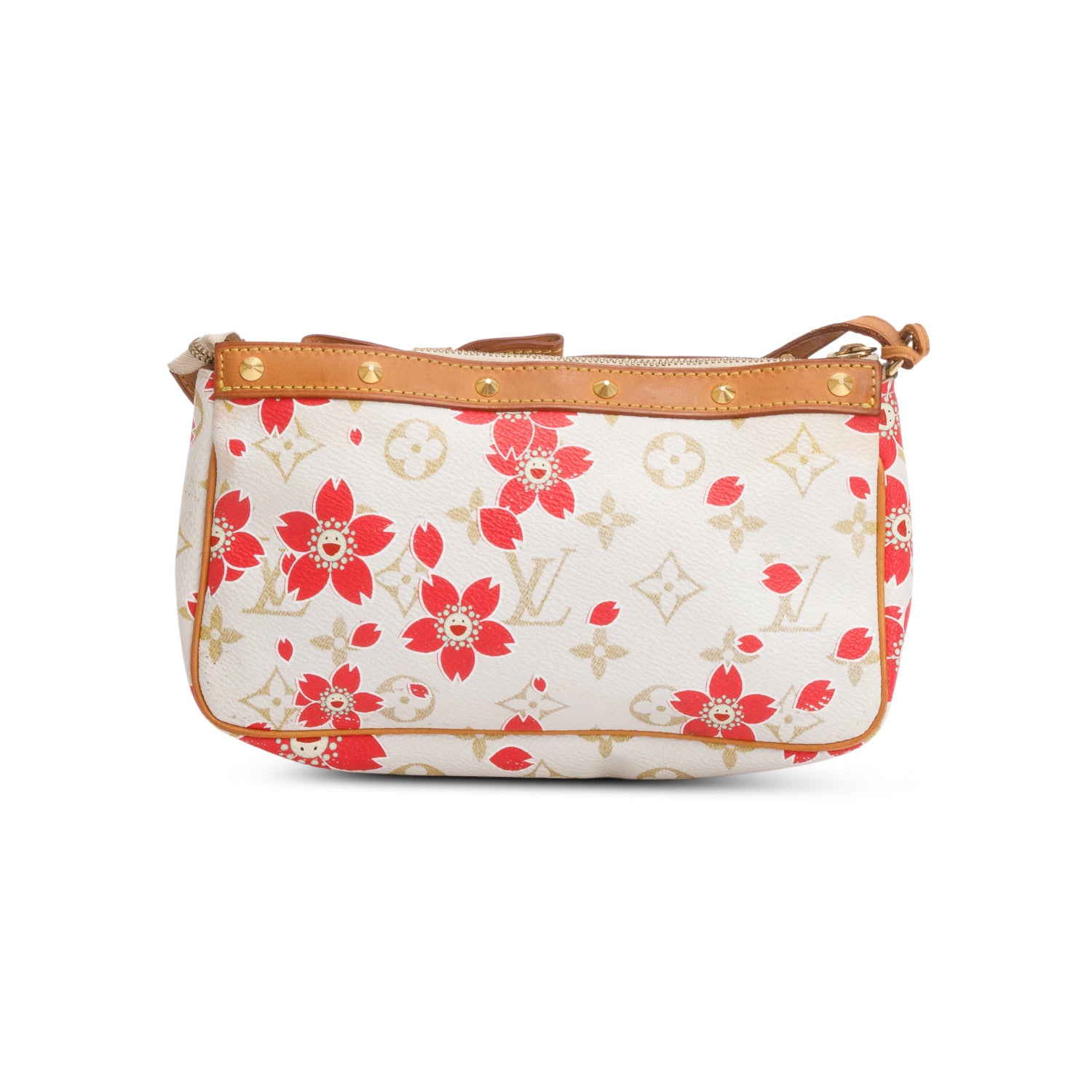 Louis Vuitton White Monogram Cherry Blossom Pochette Accessoires