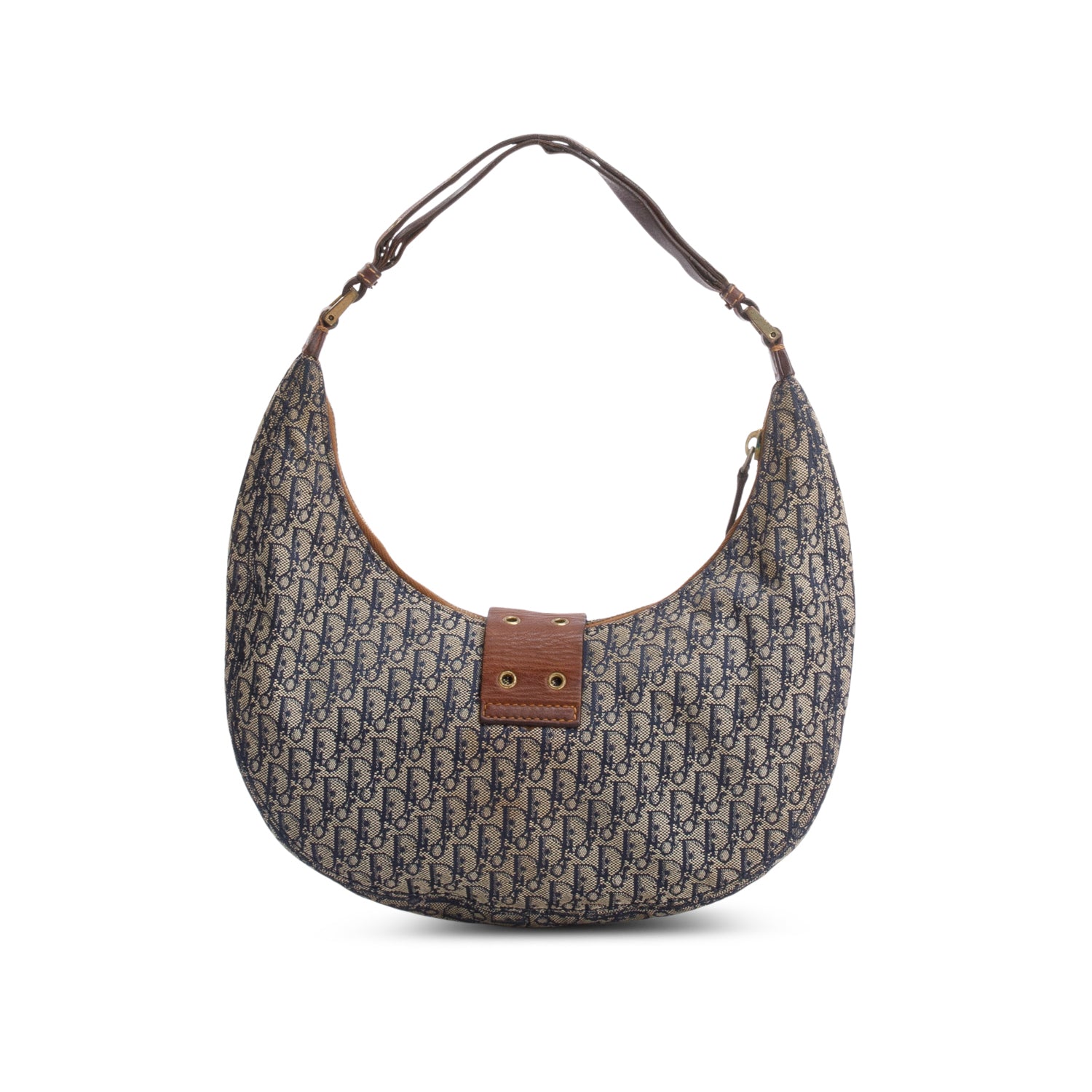 Christian Dior Navy Monogram Street Chic Hobo
