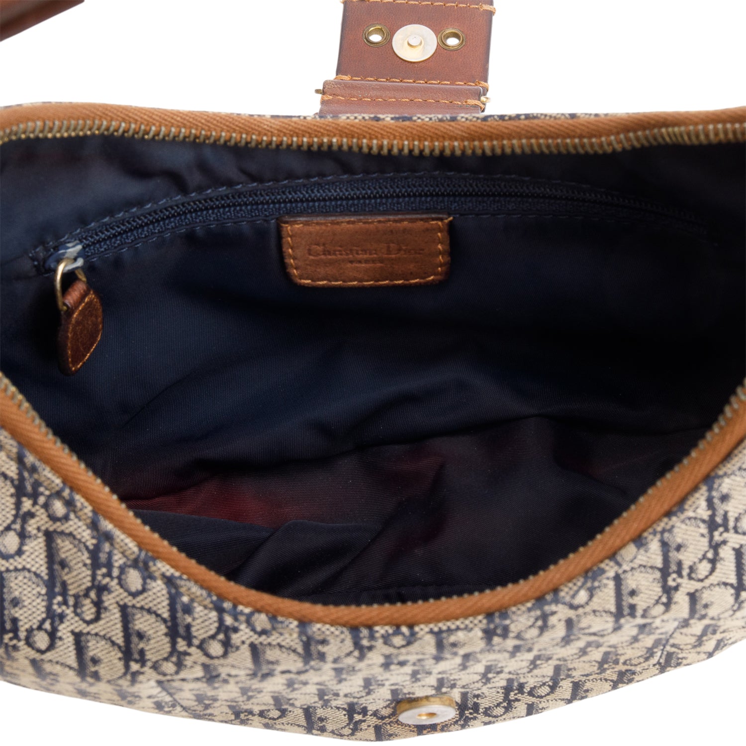 Christian Dior Navy Monogram Street Chic Hobo