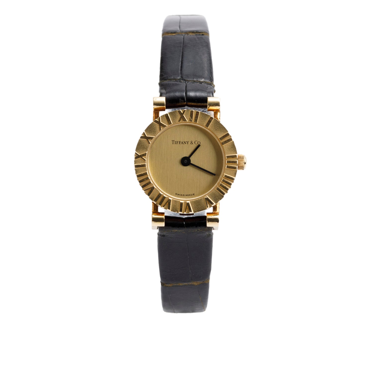 Tiffany & Co. 18k Yellow Gold Atlas 19 MM Watch