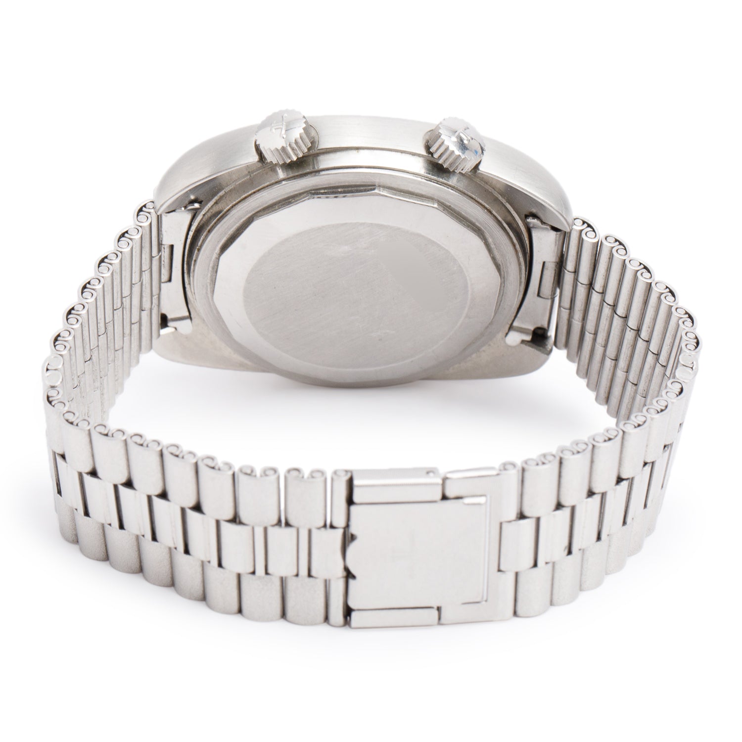 Jaeger LeCoultre Vintage Stainless Steel Memovox Alarm 38 MM Automatic Watch E872