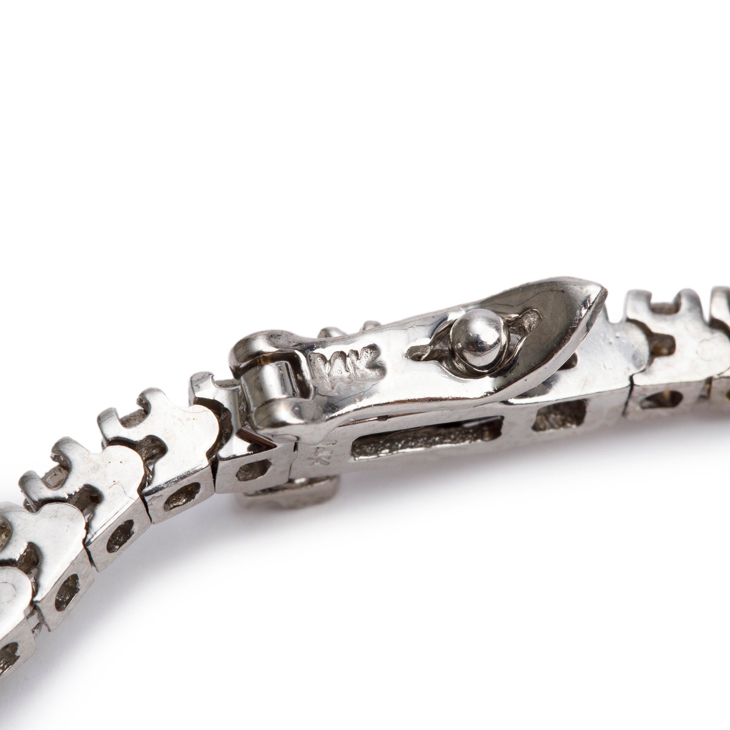 14k White Gold 1.44 tcw. Diamond Tennis Bracelet
