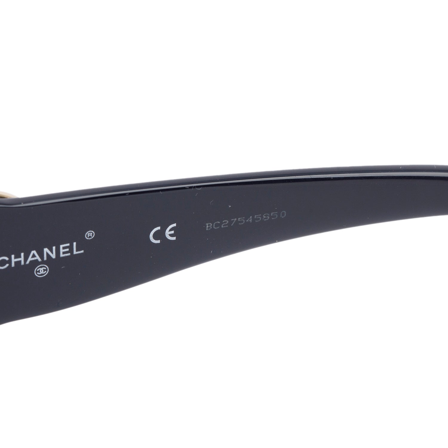 Chanel 2022 Navy S6212 Acetate Cat Eye Sunglasses w/ Case & Receipt