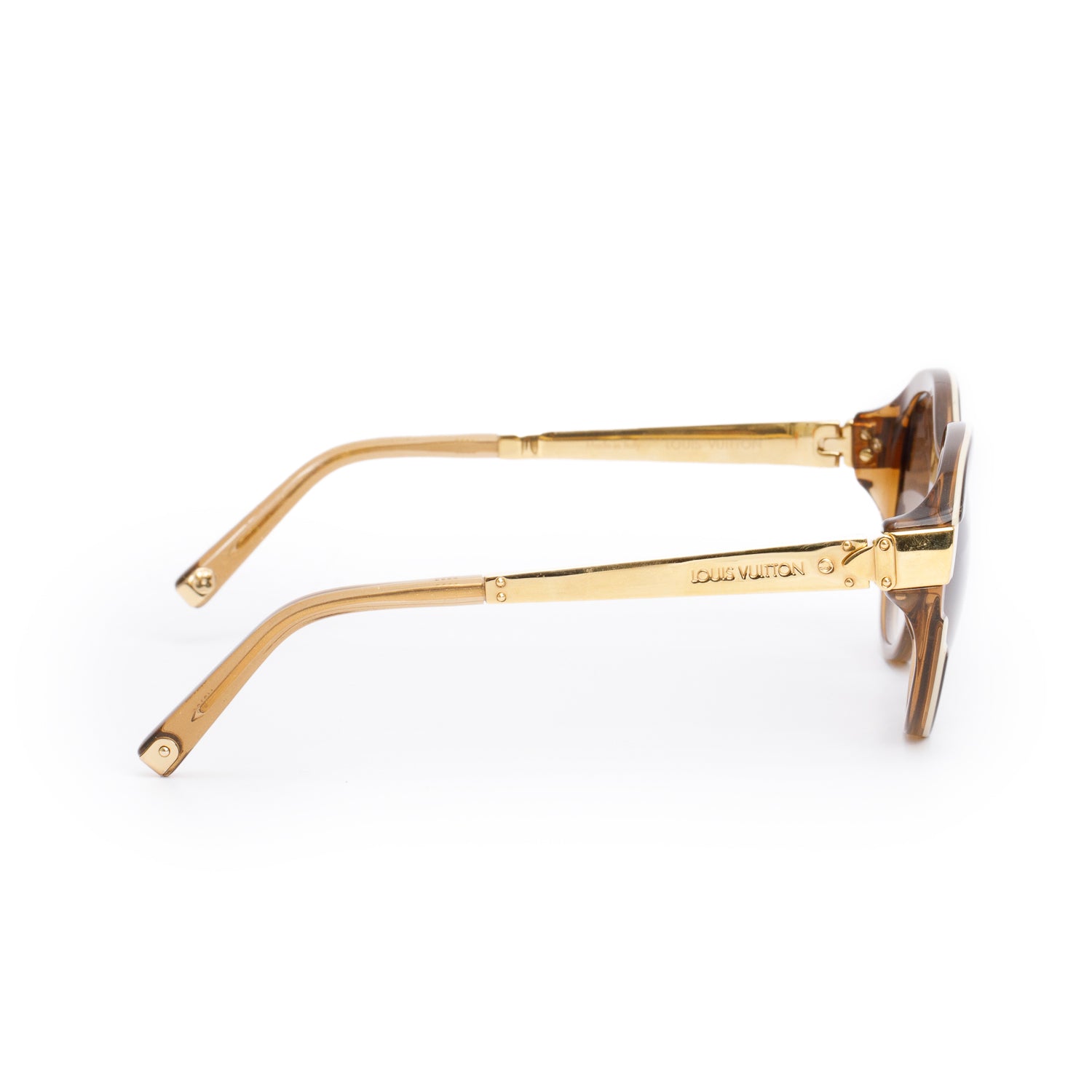 Louis Vuitton Z0487W Brown Acetate Le Petit Soupcon Cat Eye Sunglasses w/ Box