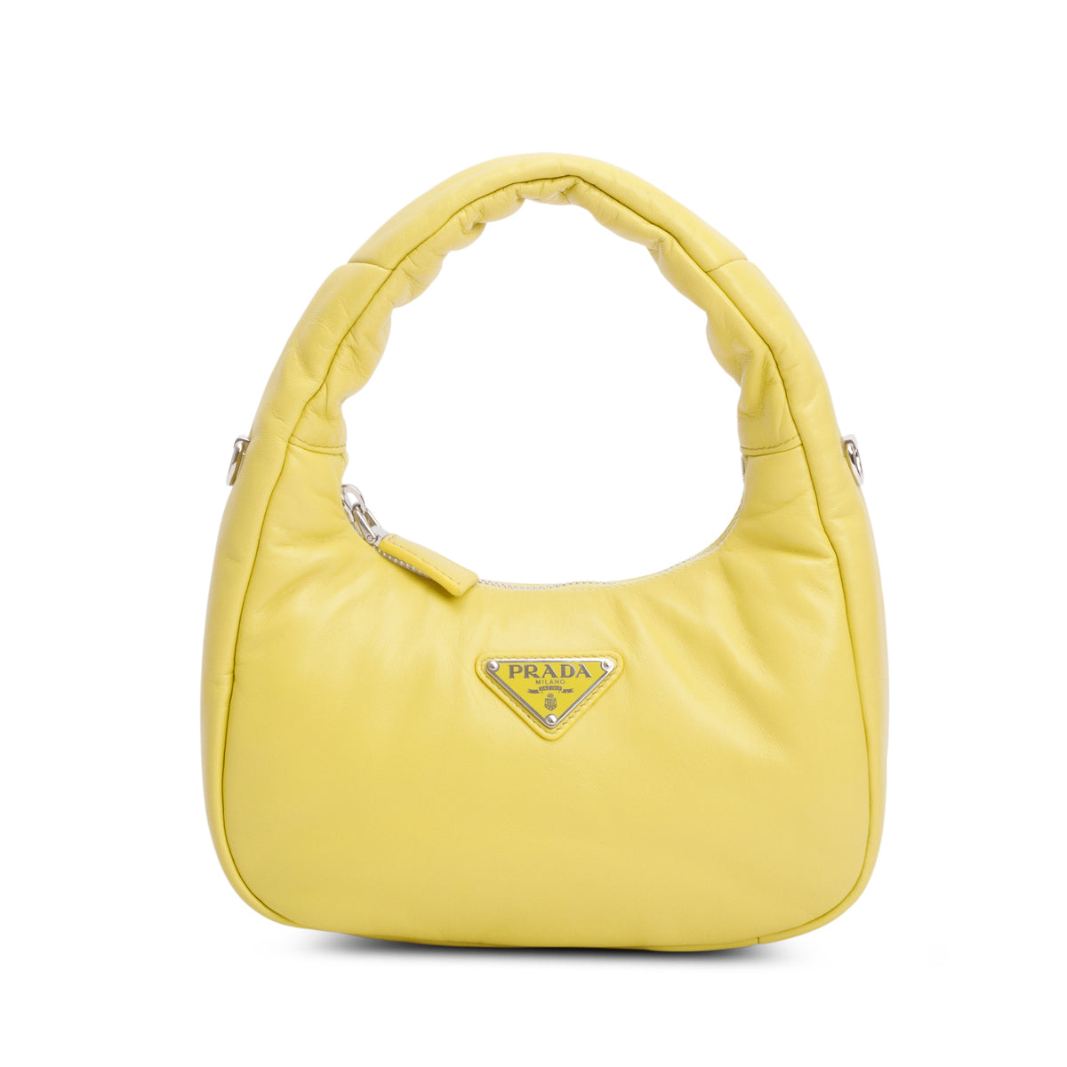 Prada Yellow Nappa Soft Padded Mini Bag w/ Strap – OLIVER'S