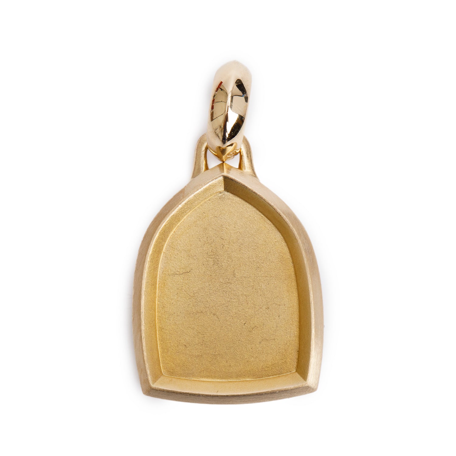 David Yurman 18k Yellow Gold Pave Diamond St. Anthony Amulet w/ Box