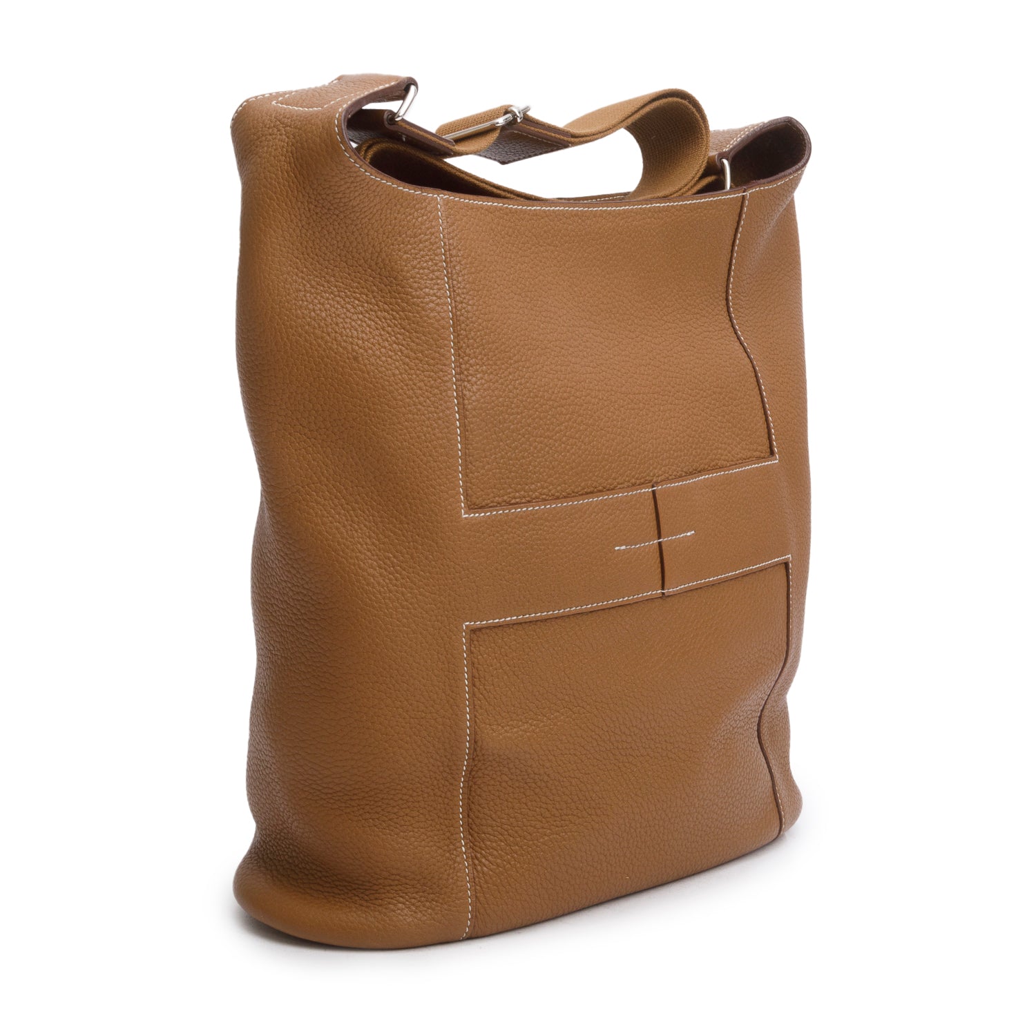 Hermes Gold Taurillon Clemence Sac Good News GM