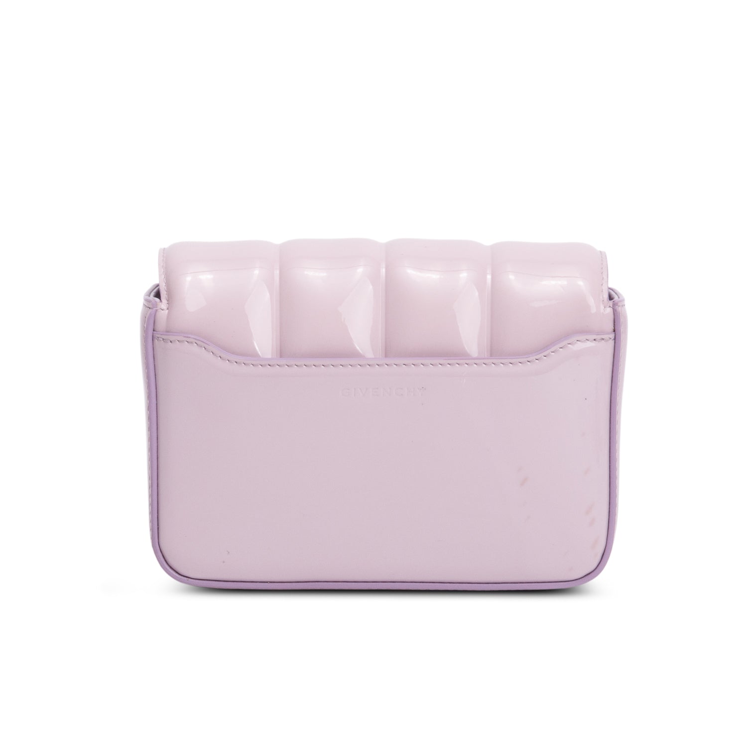 Givenchy Purple Patent Leather Small 4G Crossbody Bag w/ Strap