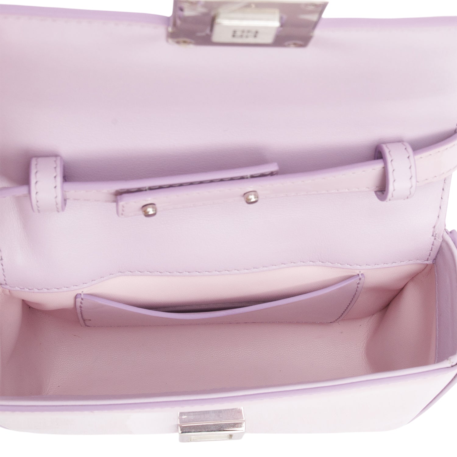 Givenchy Purple Patent Leather Small 4G Crossbody Bag w/ Strap