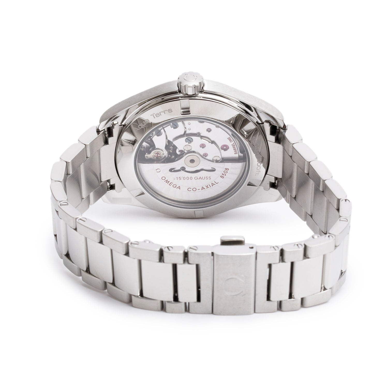 Omega Stainless Steel Seamaster Aqua Terra 150M 41.5 MM Automatic Watch Black Dial w/ Box & Papers