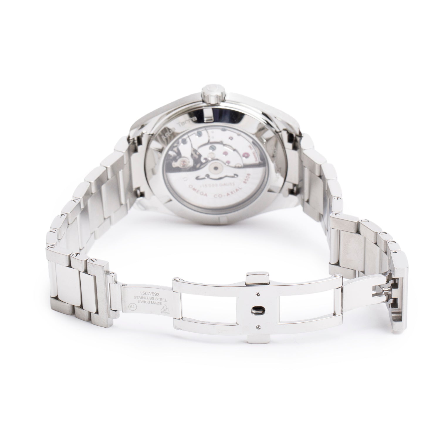 Omega Stainless Steel Seamaster Aqua Terra 150M 41.5 MM Automatic Watch Black Dial w/ Box & Papers