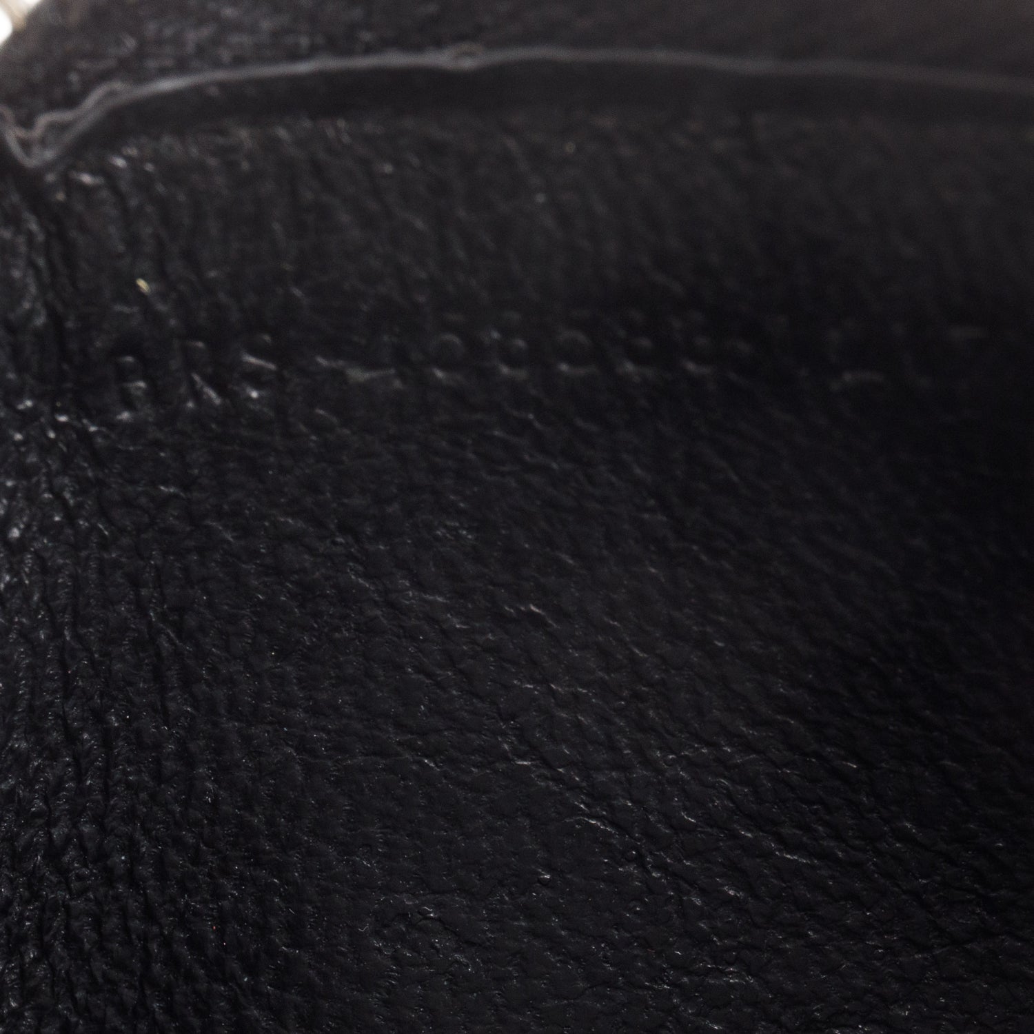 Saint Laurent Black Grain de Poudre Paris Fragments Zipped Card Case w/ Box