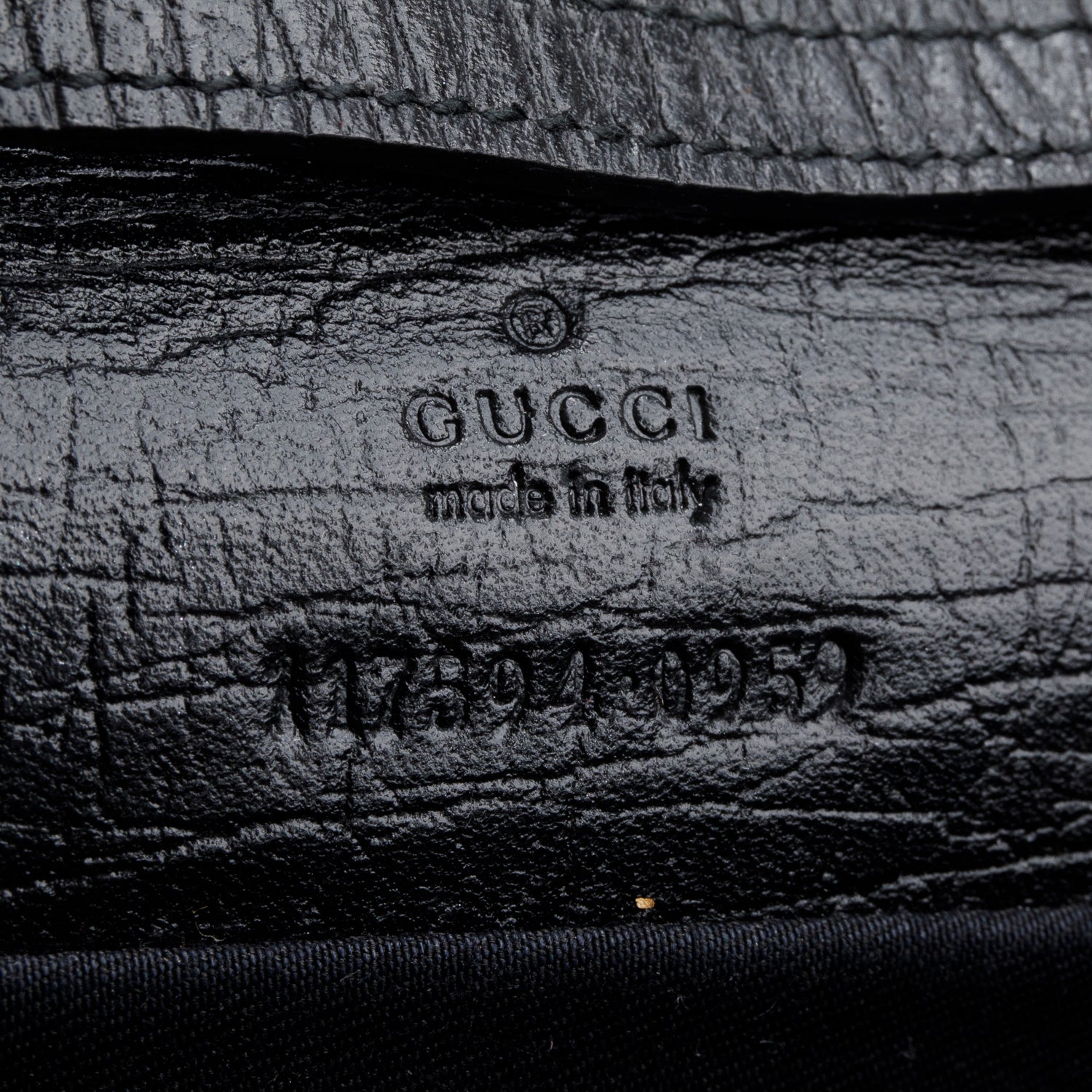 Gucci Black GG Canvas Bamboo Clutch Bag w/ Strap