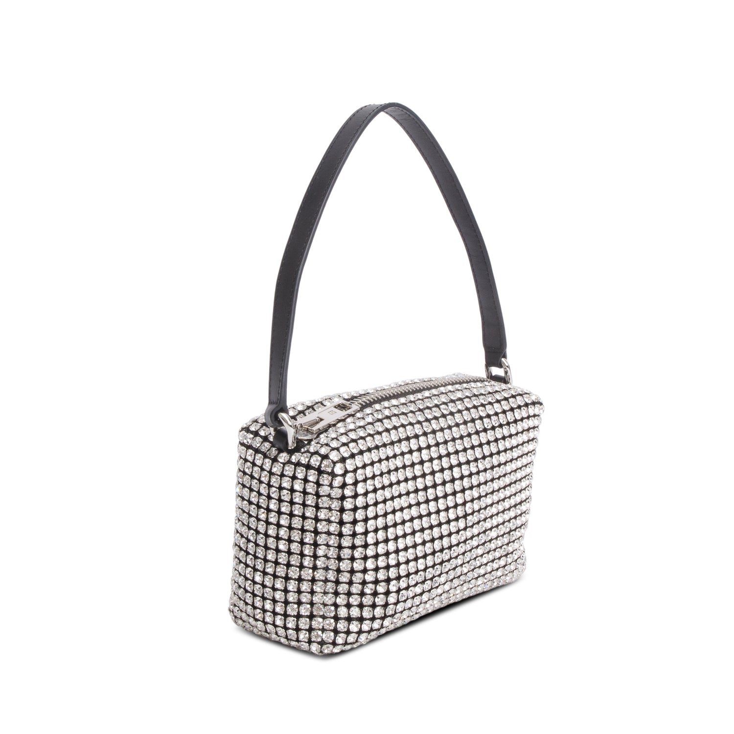 Alexander Wang Black Crystal Mesh Heiress Pouch w/ Box