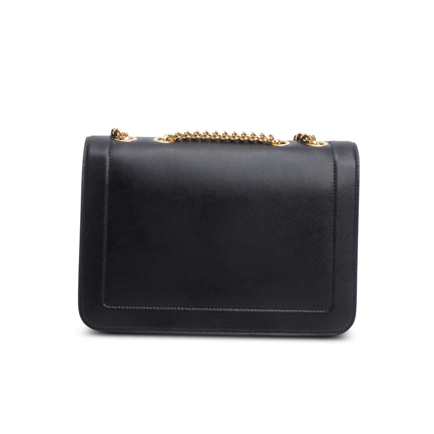 Ferragamo Black Leather Vara RW Bow Crossbody Bag