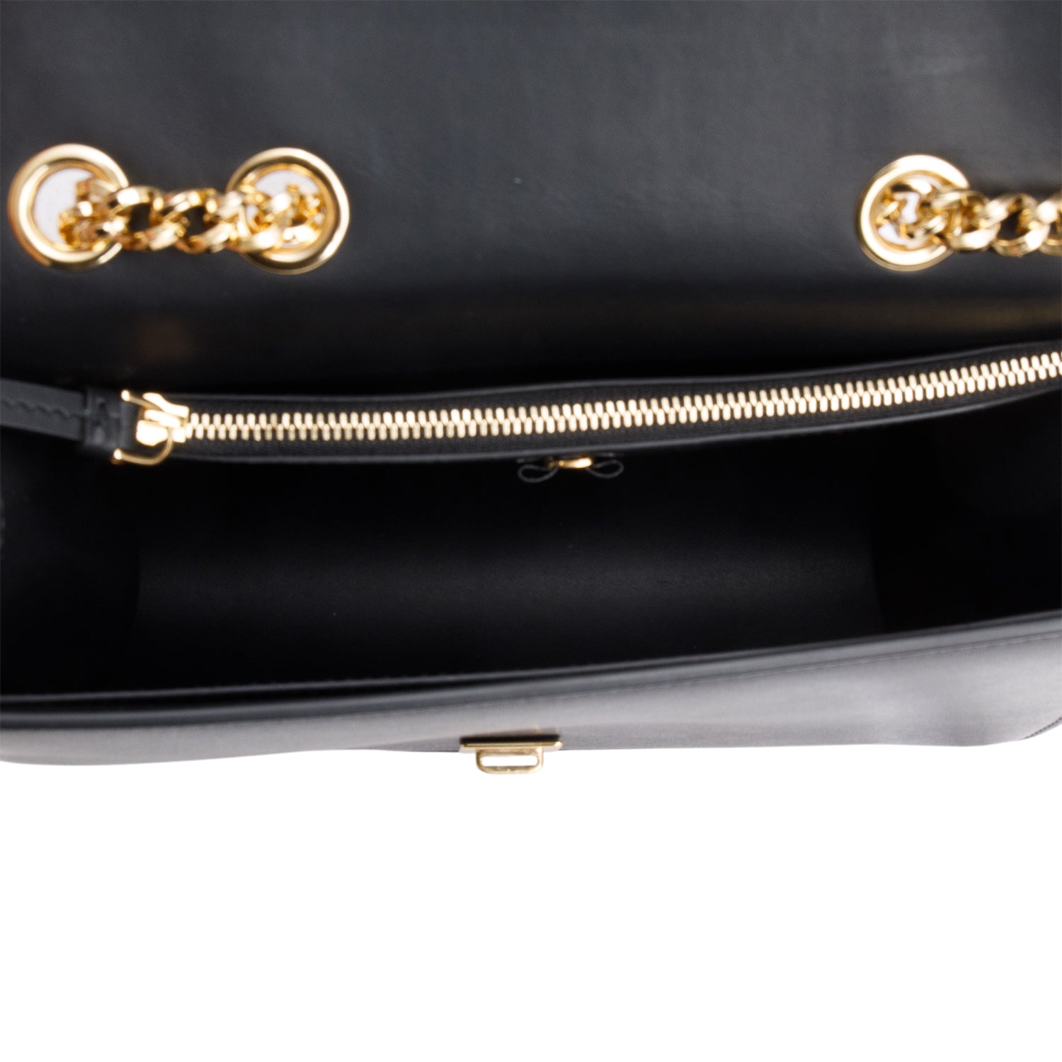 Ferragamo Black Leather Vara RW Bow Crossbody Bag