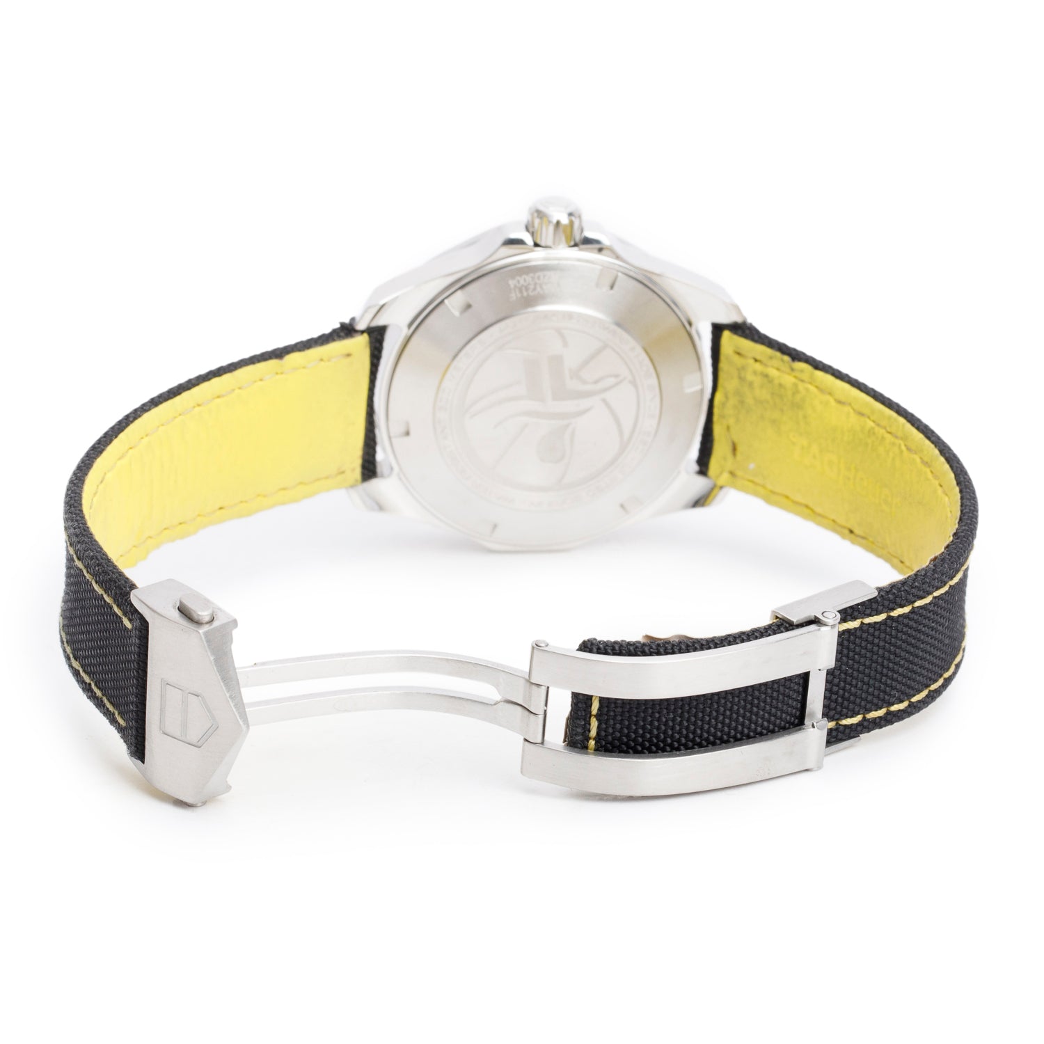 Tag Heuer Stainless Steel Aquaracer Jeremy Lin Special Edition 41 MM Automatic Watch Grey Dial WAY211F w/ Box & Papers