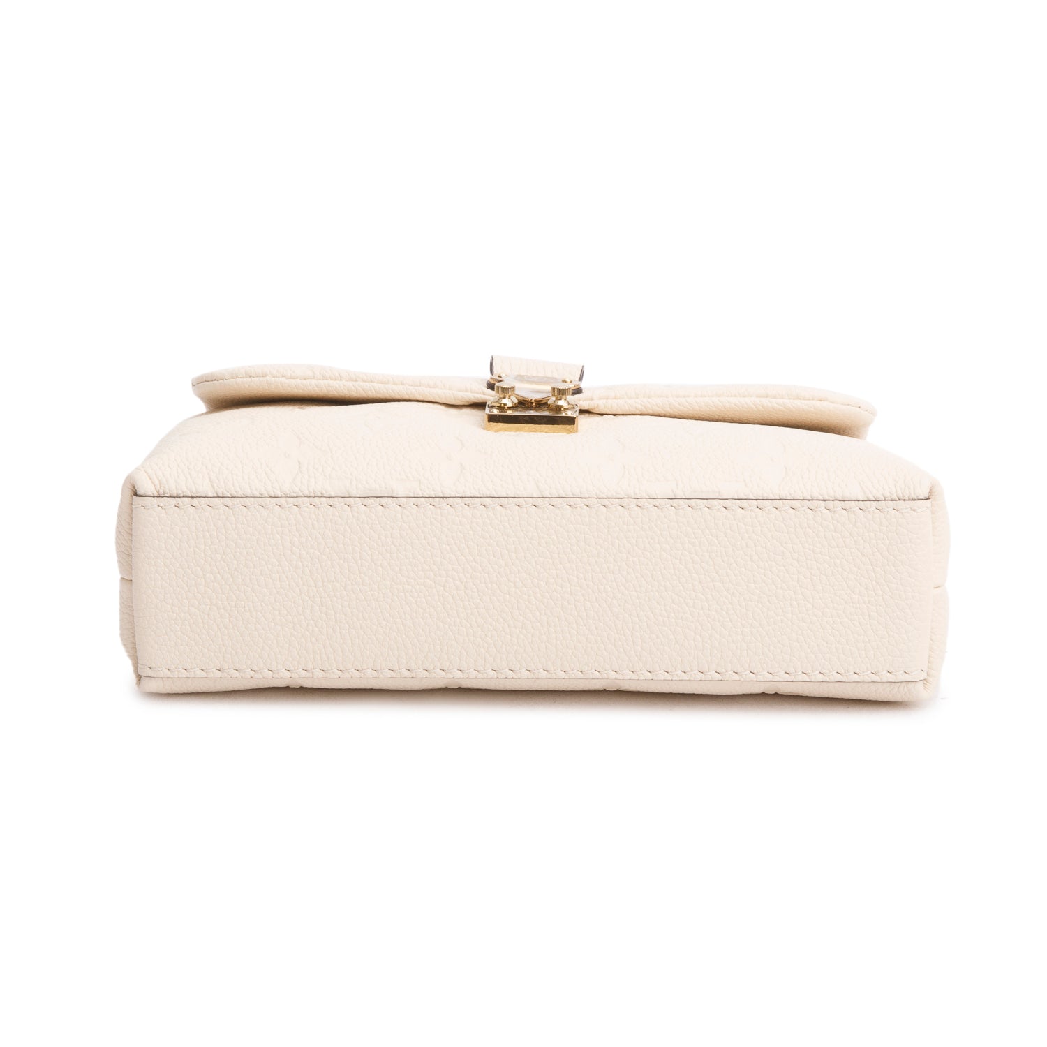 Louis Vuitton 2025 Creme Monogram Empreinte Leather Nano Madeleine w/ Straps, Box & Receipt