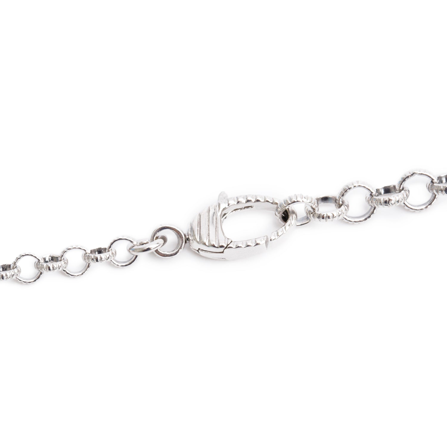 Gucci Sterling Silver Bee GG Coin Pendant Necklace