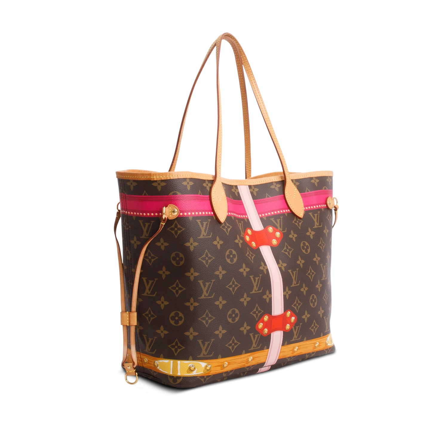 Louis Vuitton Monogram Summer Trunks Neo Neverfull MM w/ Pouch