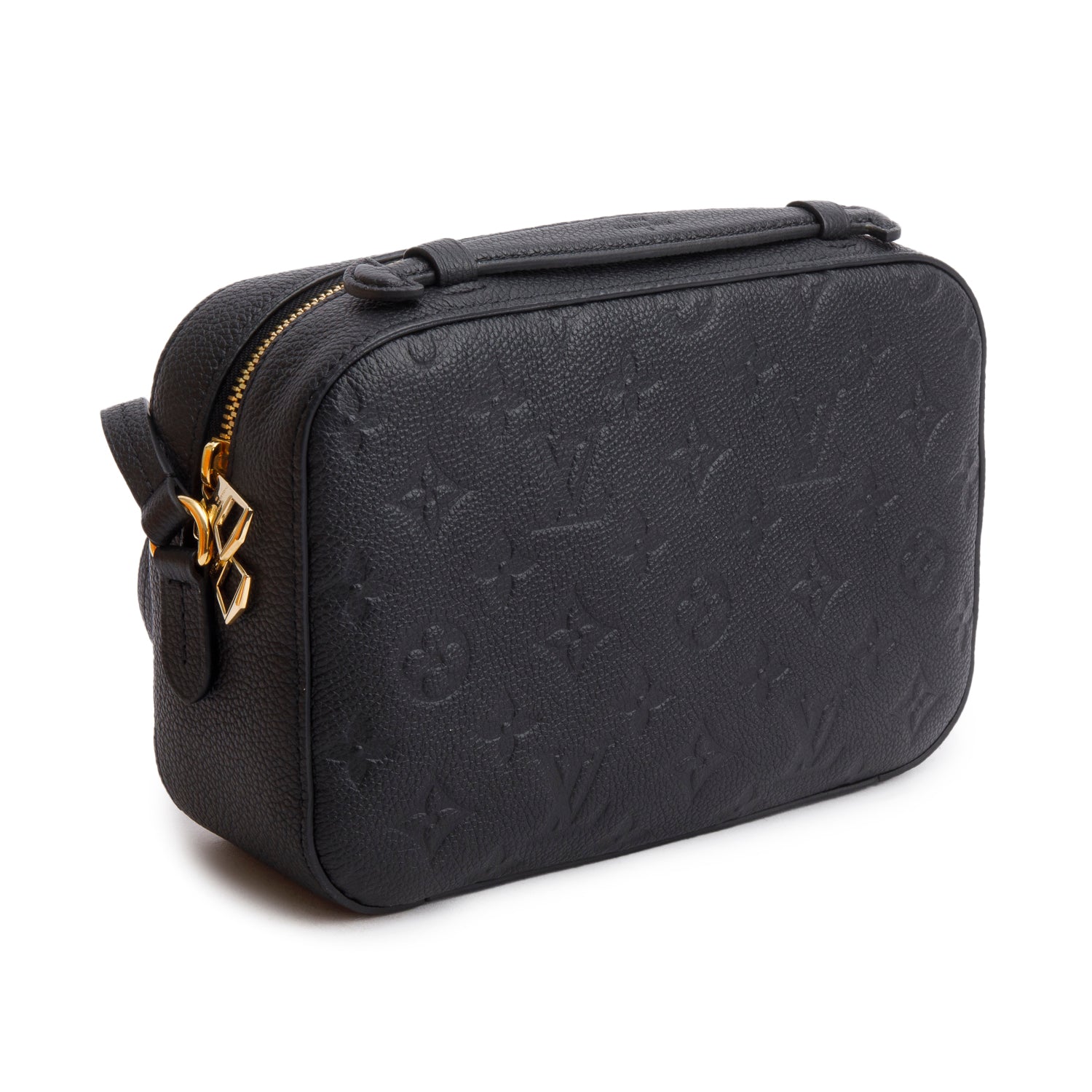 Louis Vuitton Black Monogram Saintonge Crossbody w/ Box