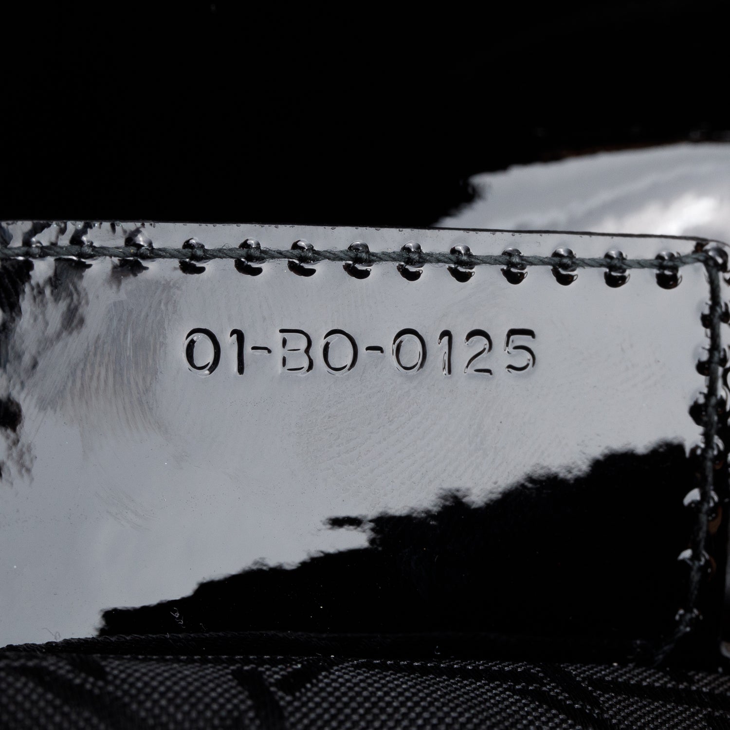Christian Dior Black Cannage Patent Leather Large Lady Dior w/ Strap