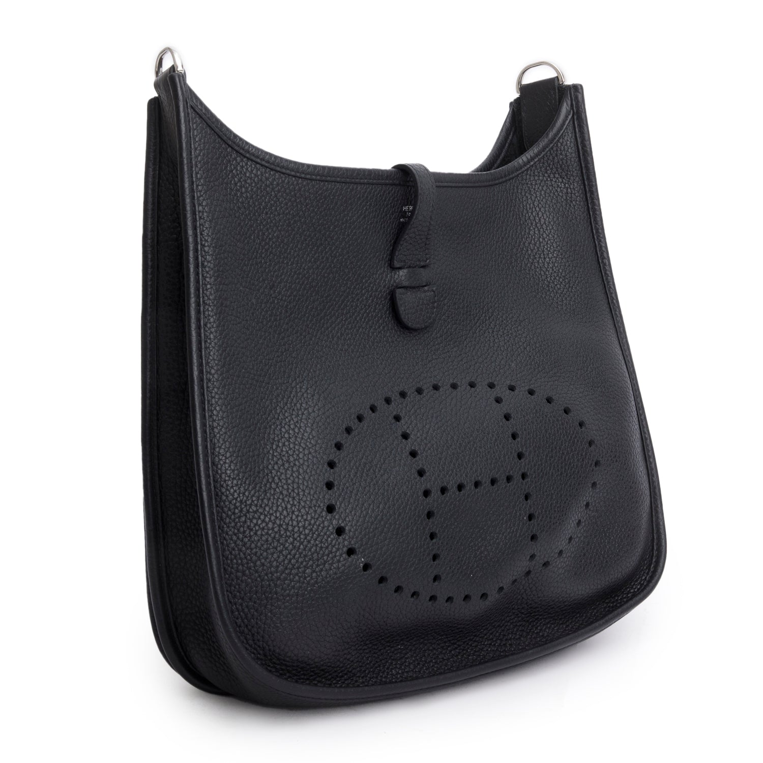 Hermes Noir Taurillon Clemence Evelyne III 29 Bag w/ Receipt