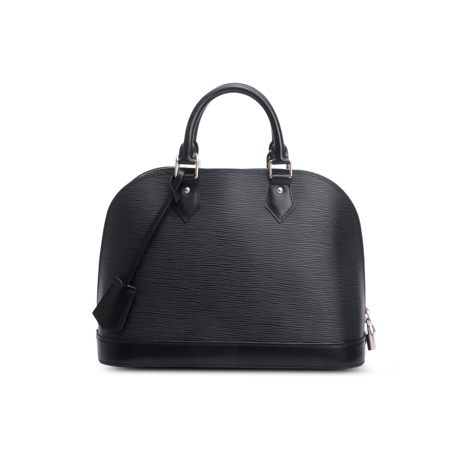 Louis Vuitton Black Epi Leather Alma PM w/ Strap