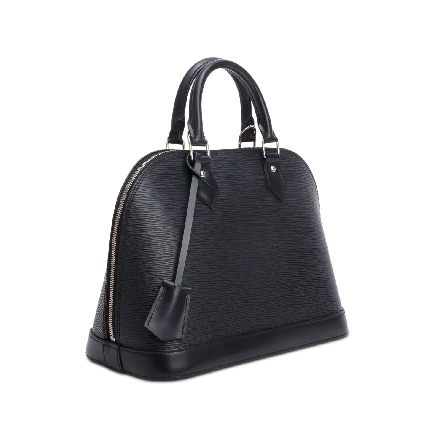 Louis Vuitton Black Epi Leather Alma PM w/ Strap