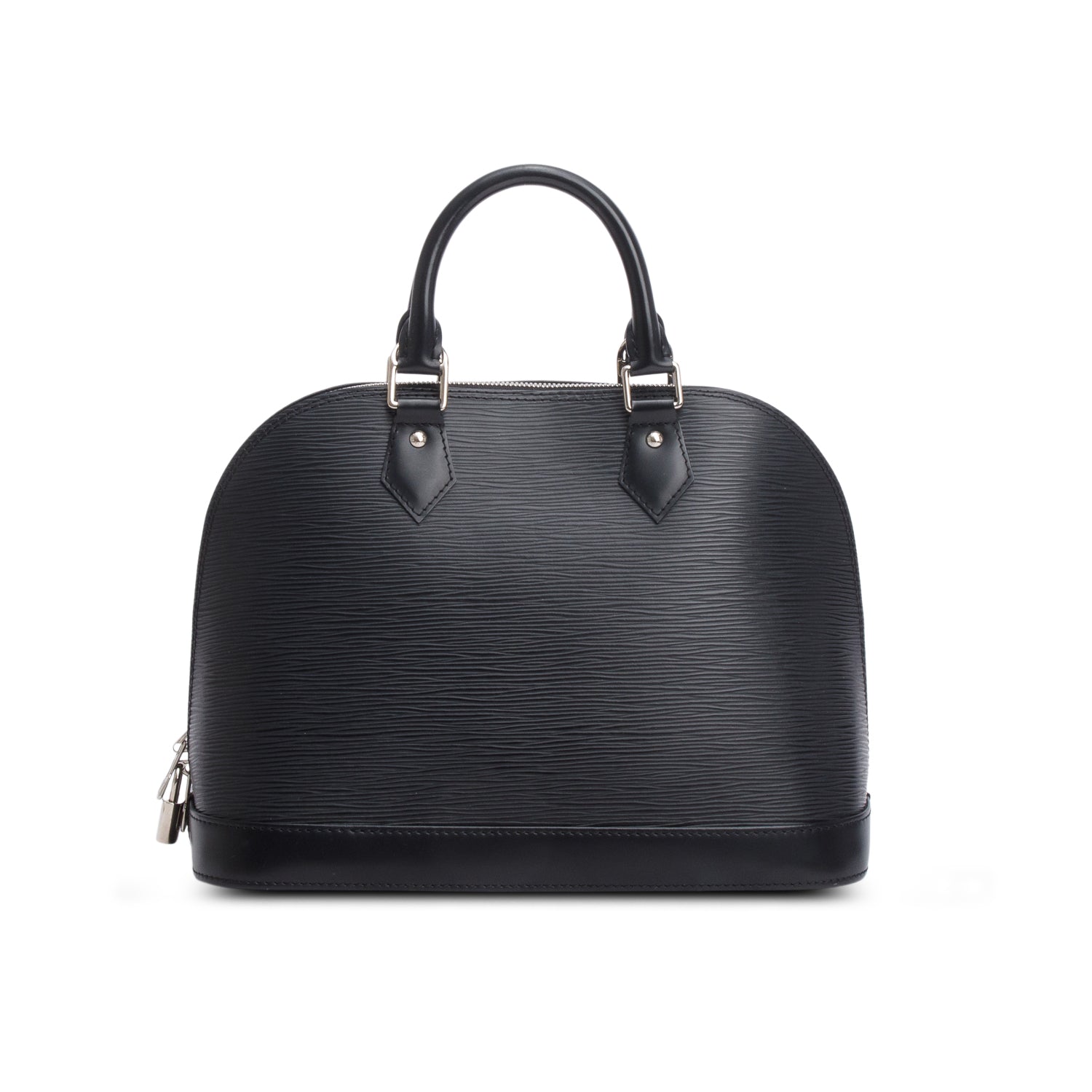 Louis Vuitton Black Epi Leather Alma PM w/ Strap