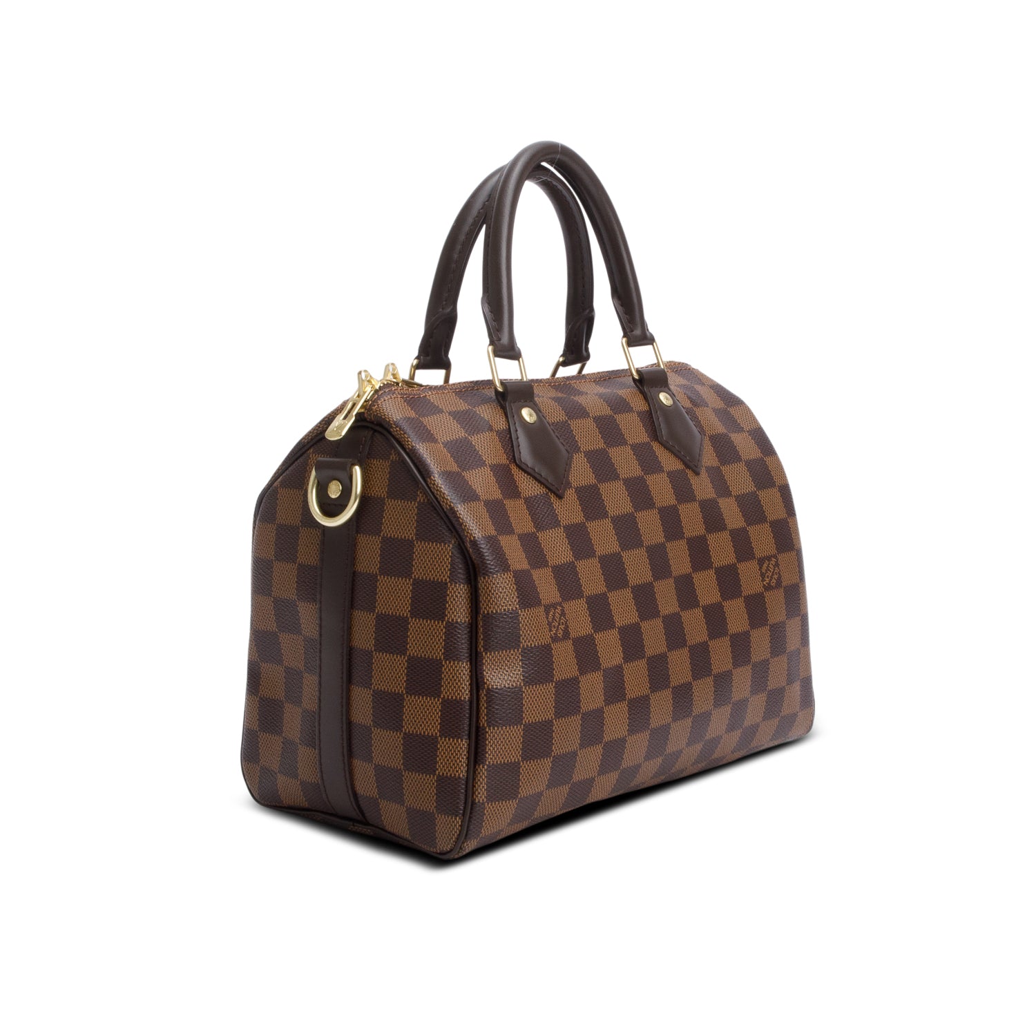 Louis Vuitton 2020 Damier Ebene Speedy Bandouliere 25 w/ Strap