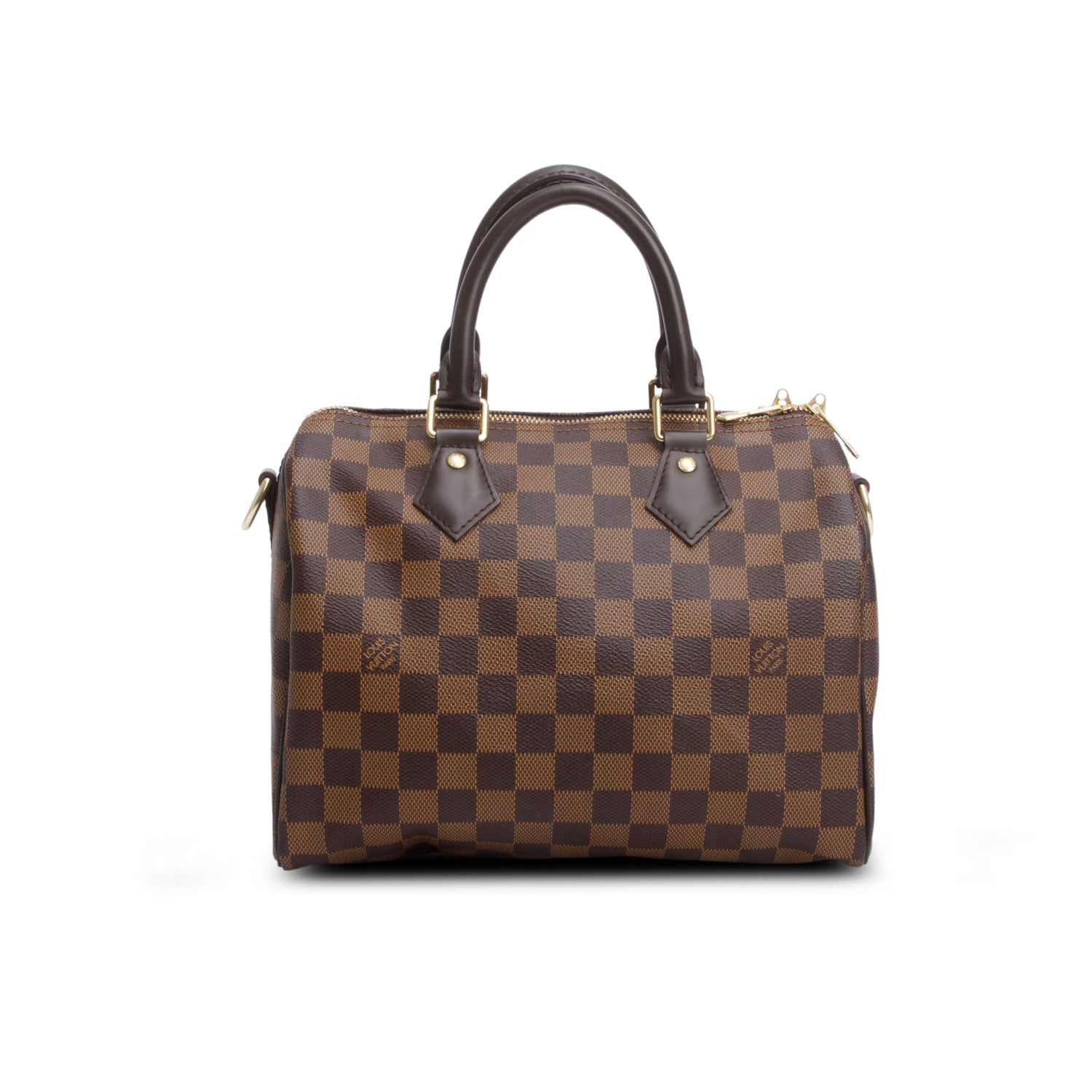 Louis Vuitton 2020 Damier Ebene Speedy Bandouliere 25 w/ Strap