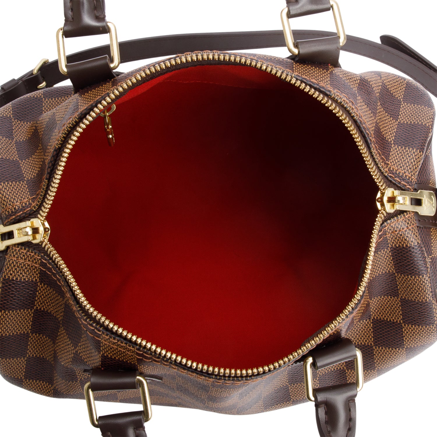 Louis Vuitton 2020 Damier Ebene Speedy Bandouliere 25 w/ Strap
