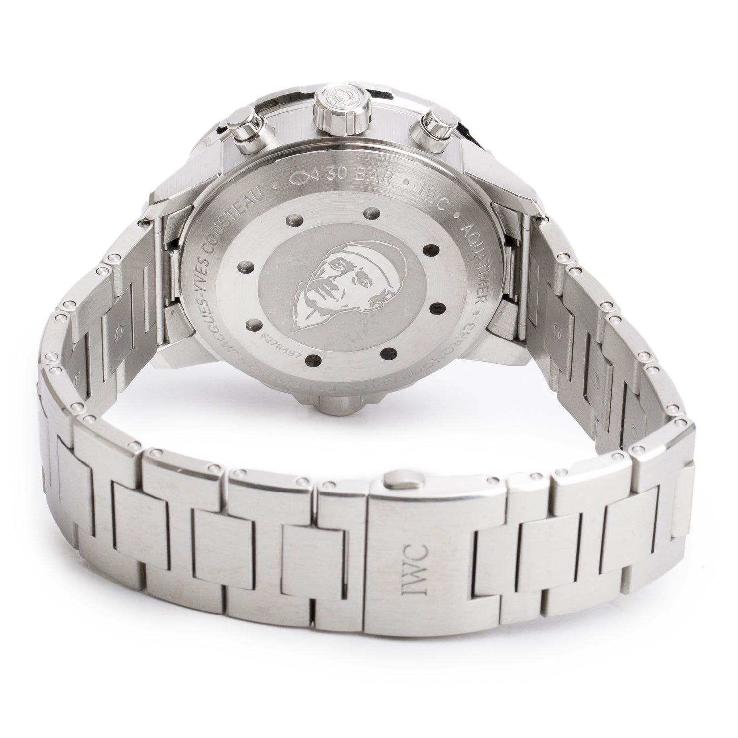 IWC Stainless Steel Aquatimer Chronograph Automatic 42 MM Watch Blue Dial IW376806